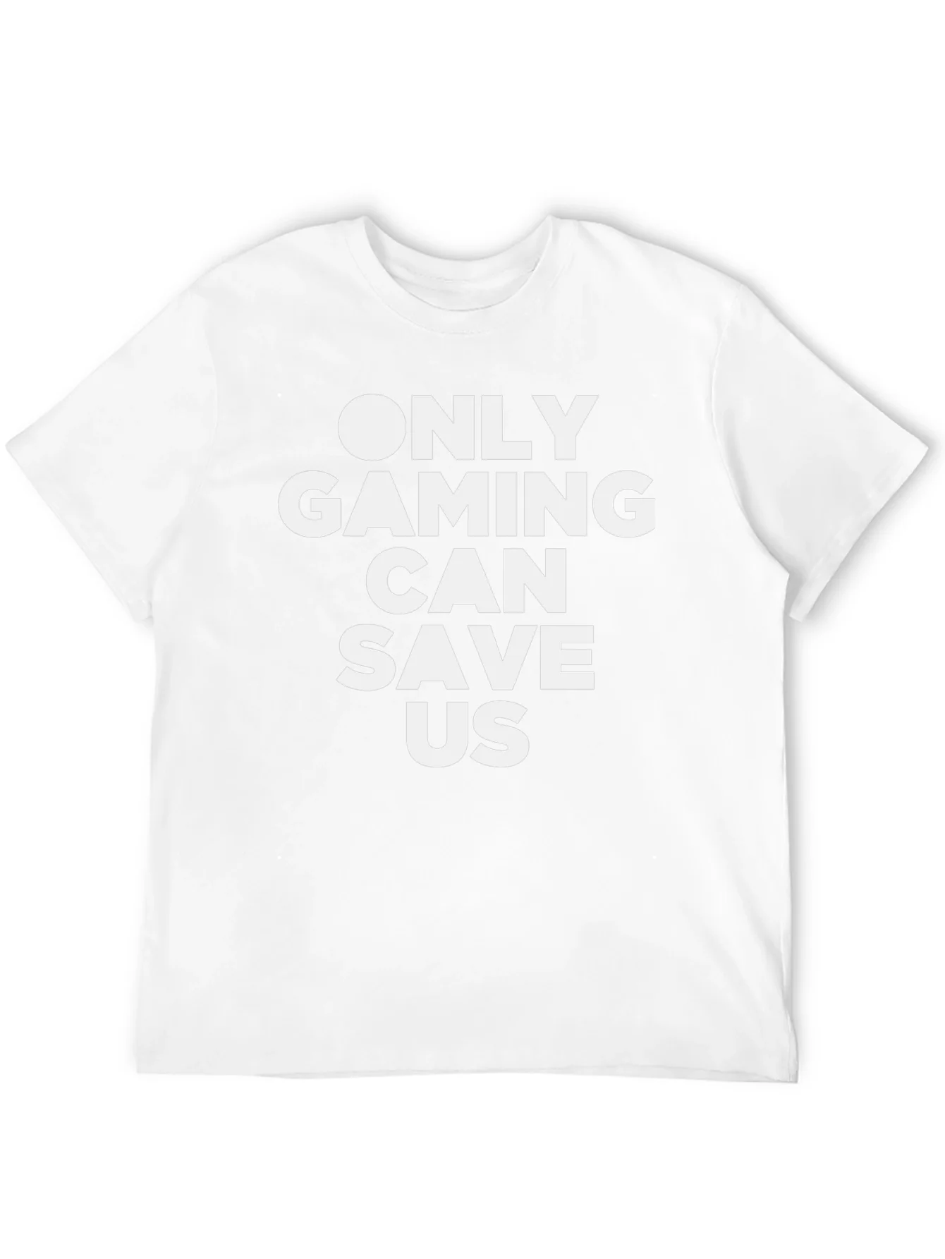 Rebbecca Only Gaming Can Save Us Black T-Shirt