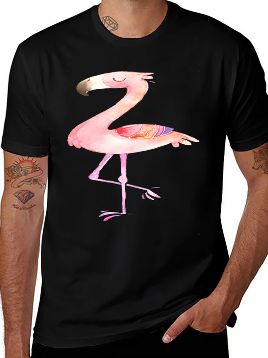 Rebbecca Watercolor Flamingo Graphic Tee