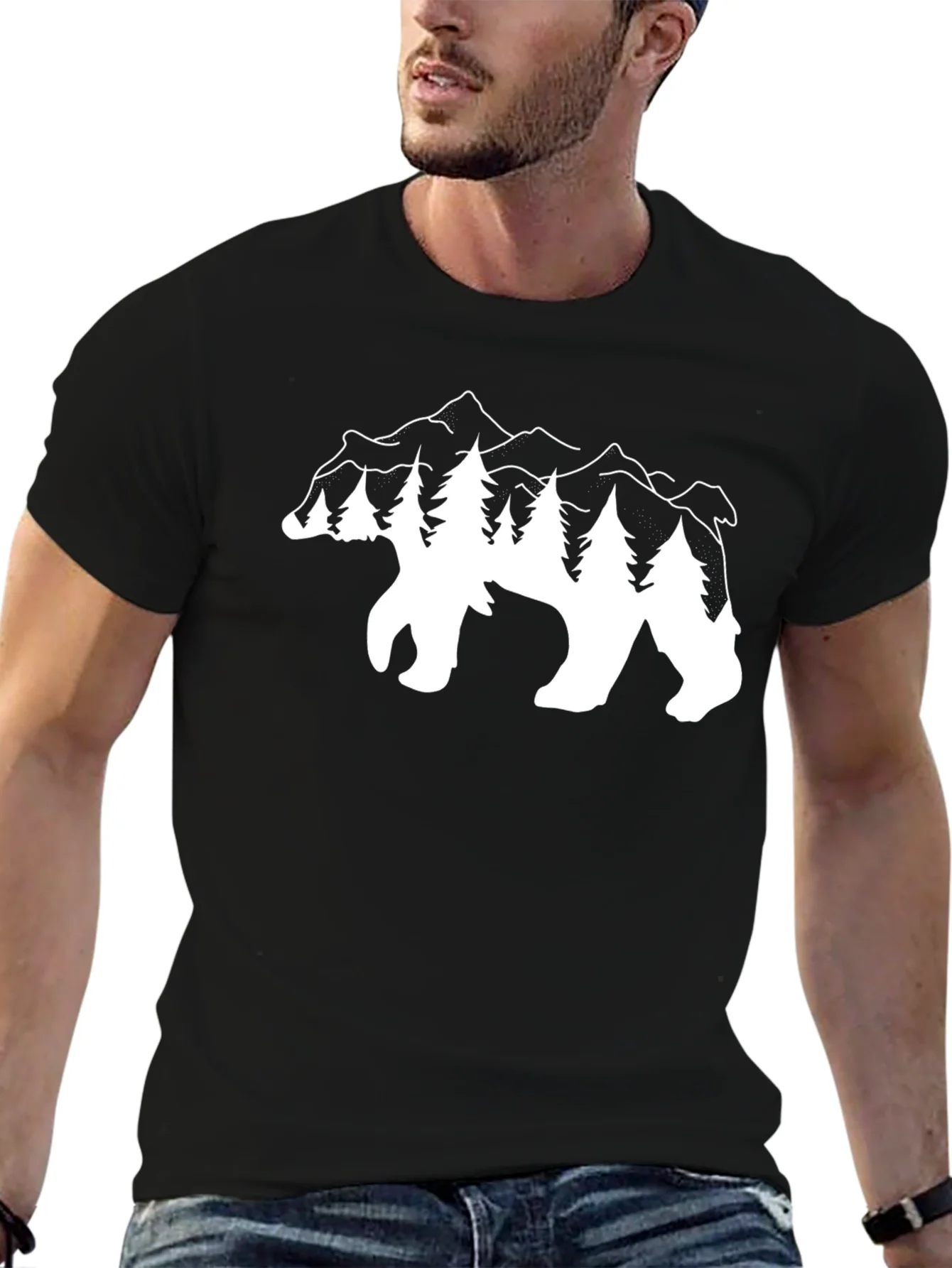 Rebbecca Bear Mountain Graphic Tee - Nature Inspired Design