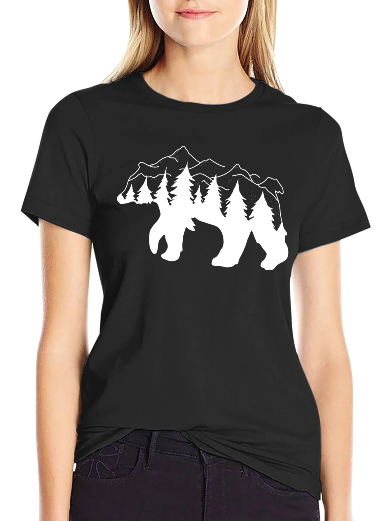 Rebbecca Bear Mountain Graphic Tee - Nature Inspired Design