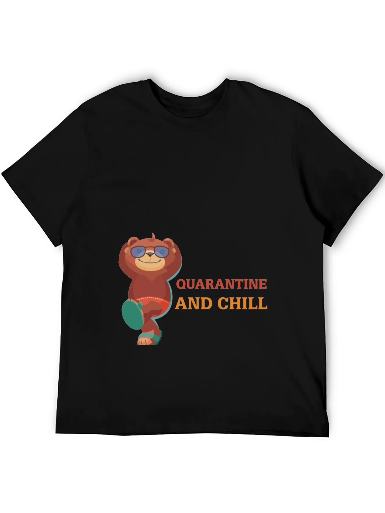 Rebbecca Quarantine and Chill Bear T-Shirt