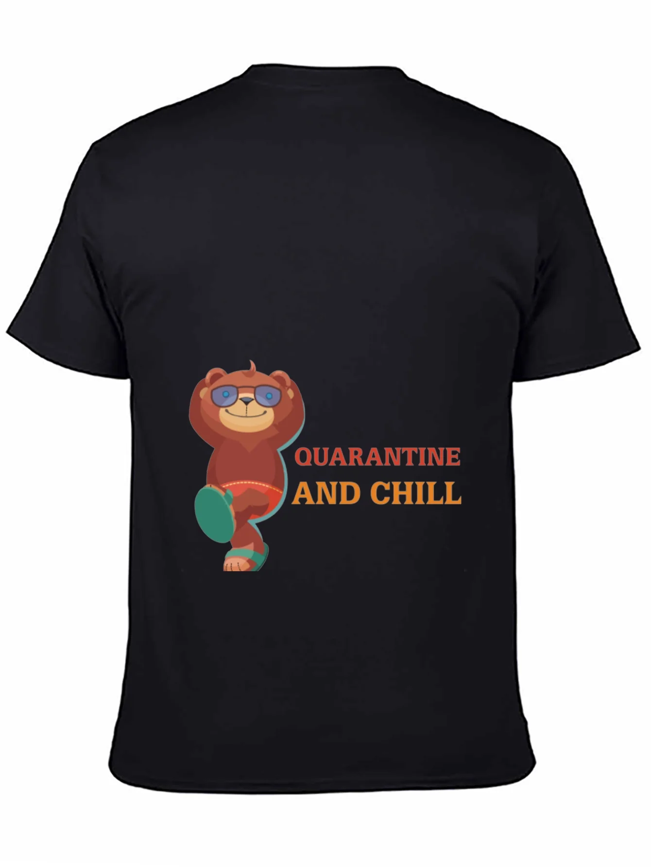 Rebbecca Quarantine and Chill Bear T-Shirt