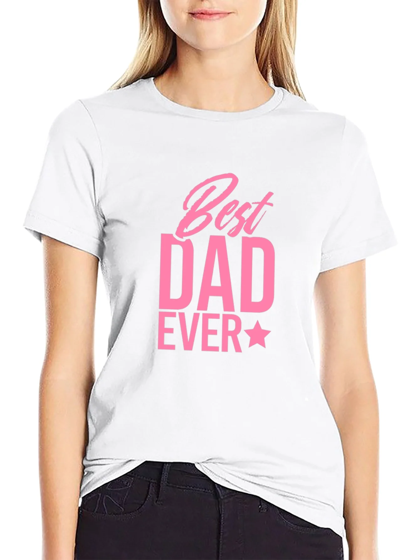 Rebbecca Best Dad Ever T-Shirt - Black