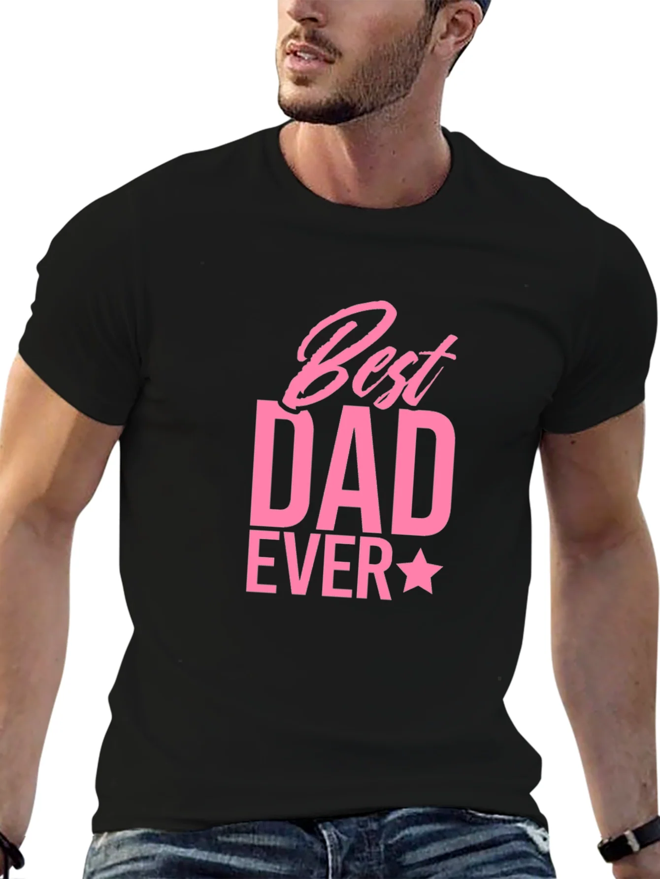 Rebbecca Best Dad Ever T-Shirt - Black