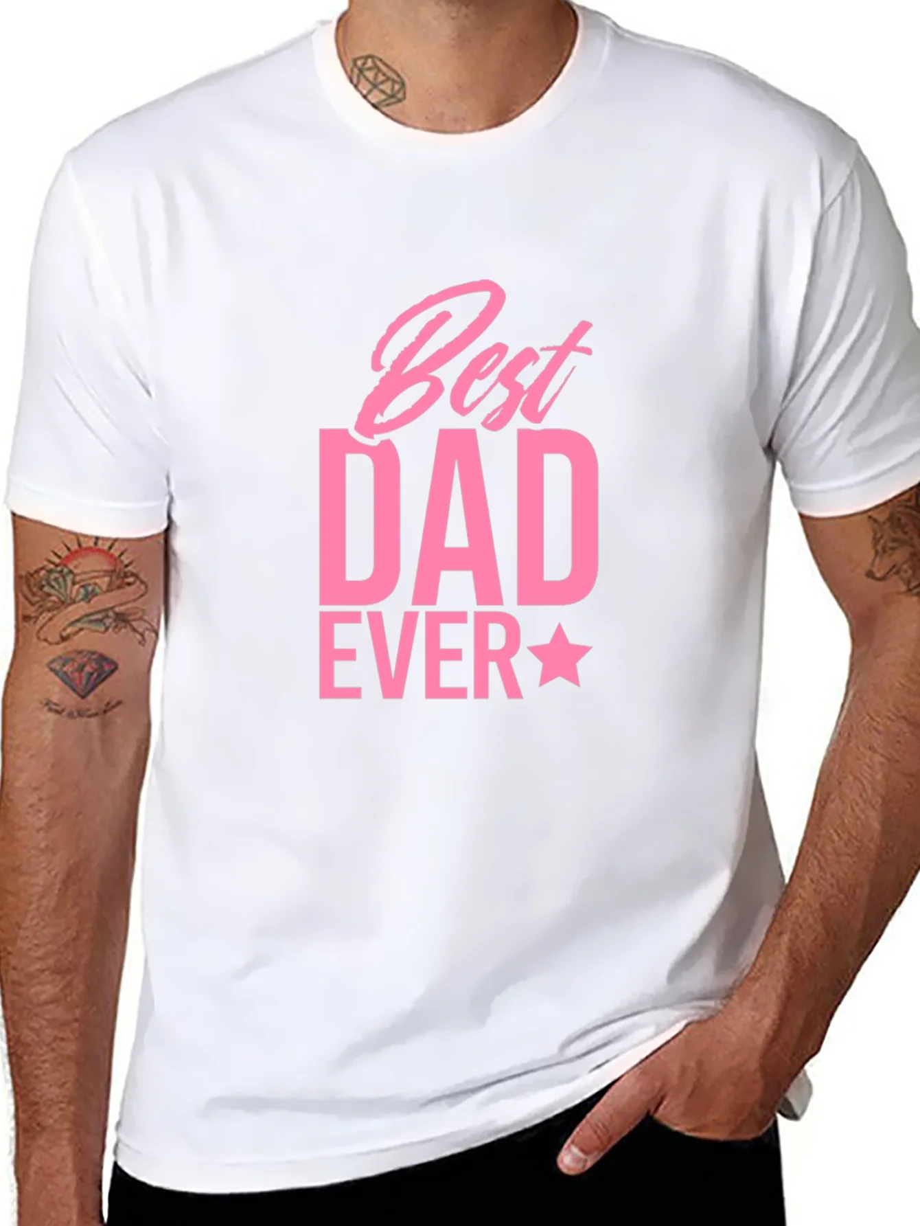 Rebbecca Best Dad Ever T-Shirt - Black