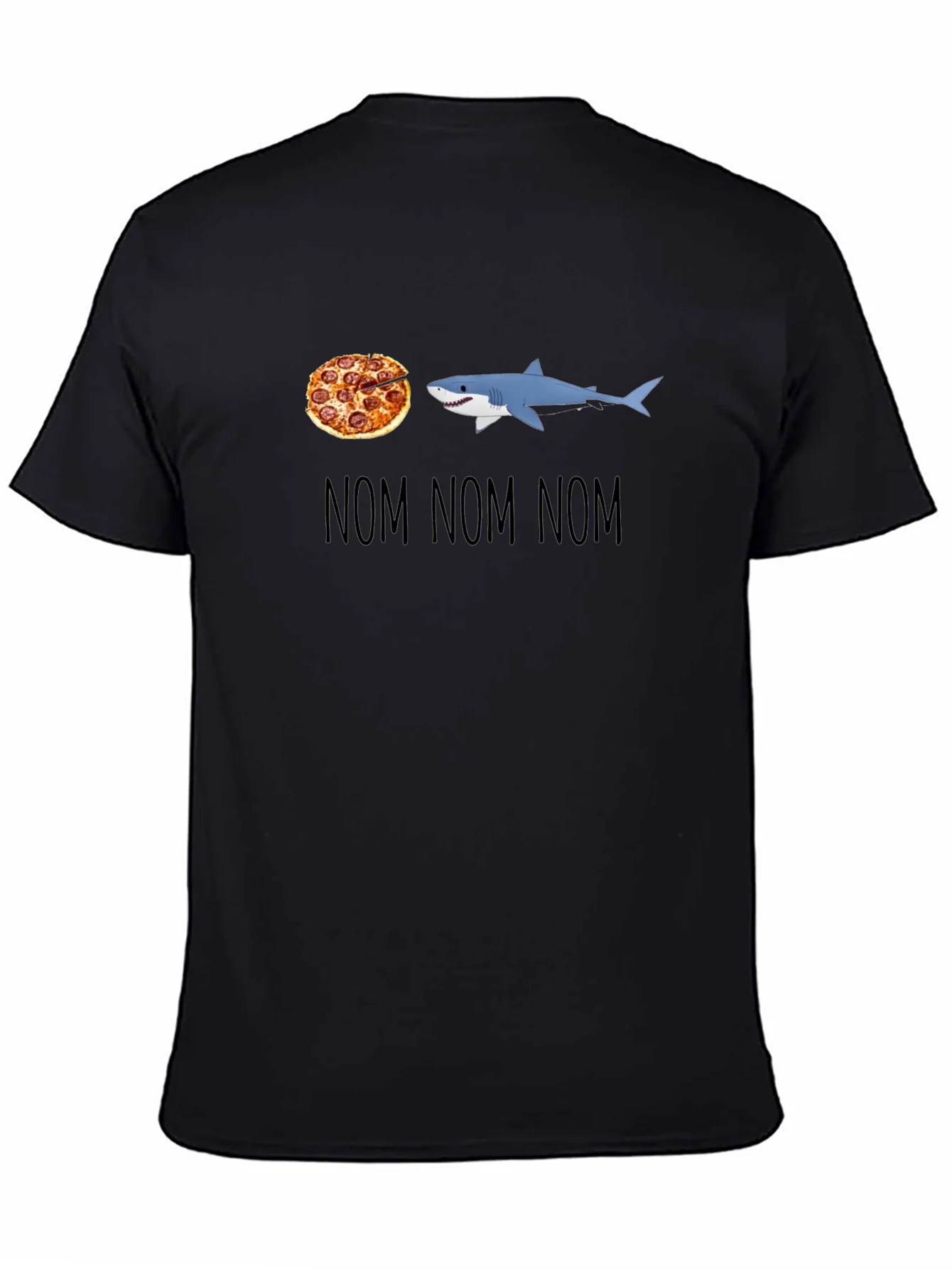 Rebbecca Pizza Shark T-Shirt - Nom Nom Nom Design