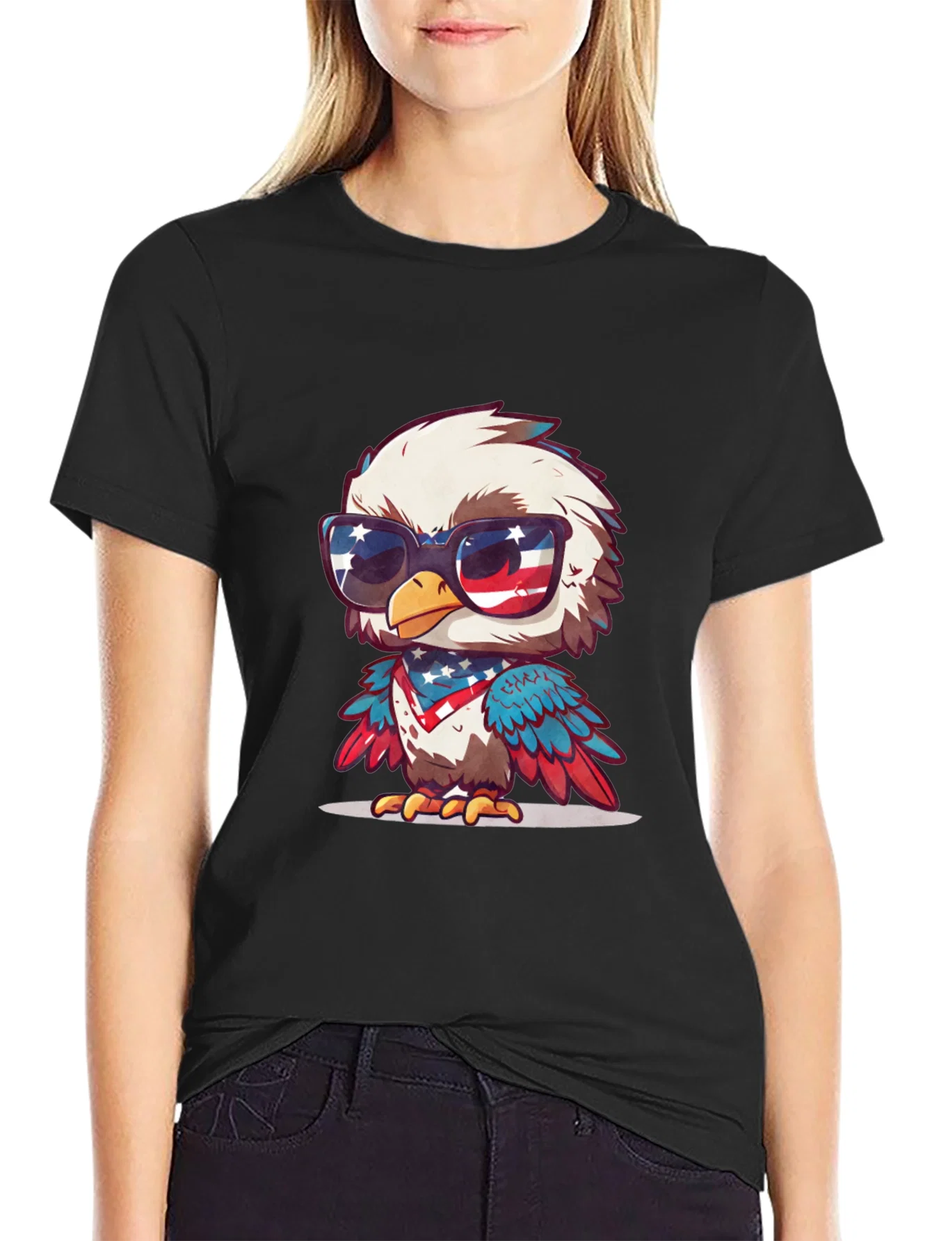 Rebbecca Patriotic Eagle T-Shirt