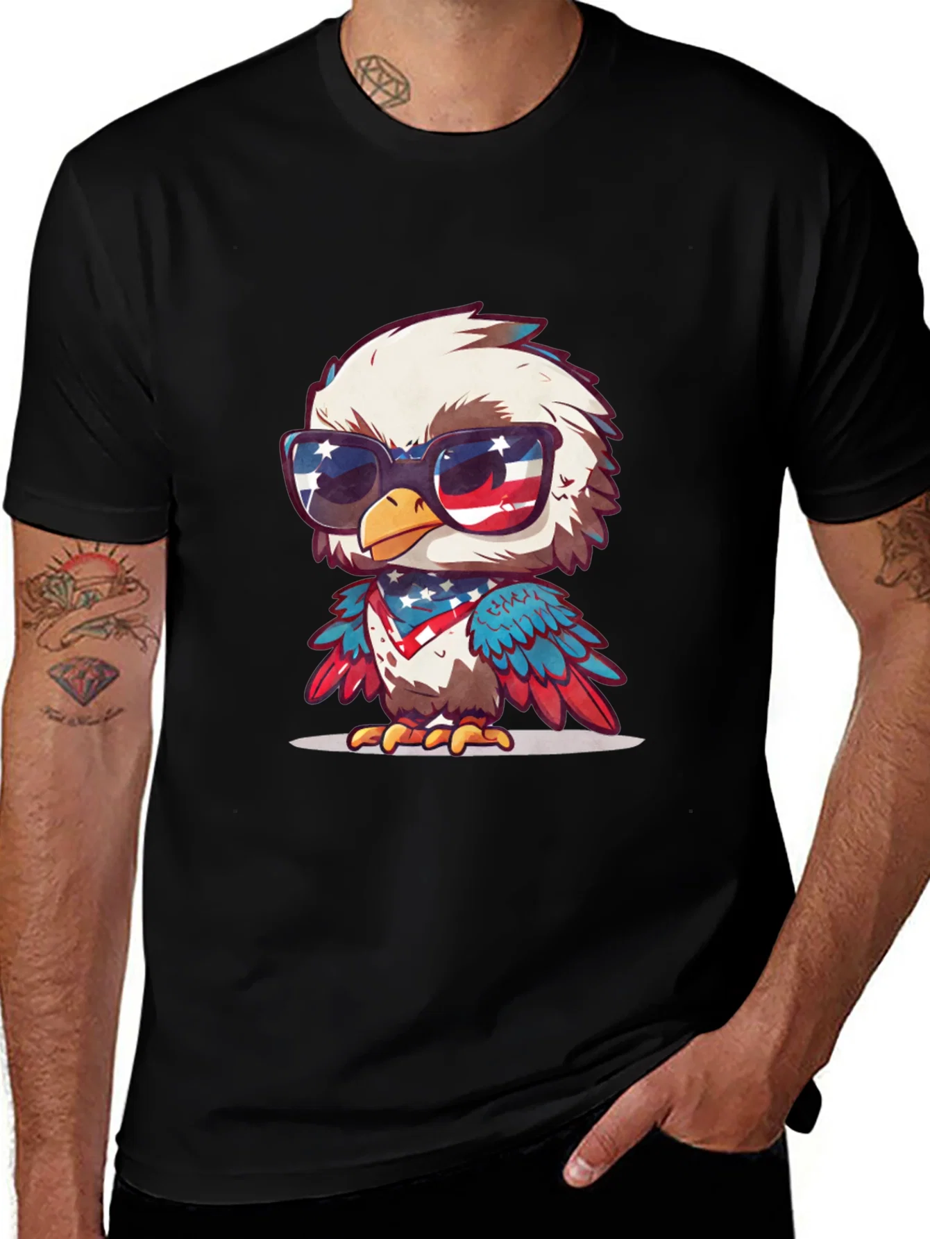 Rebbecca Patriotic Eagle T-Shirt