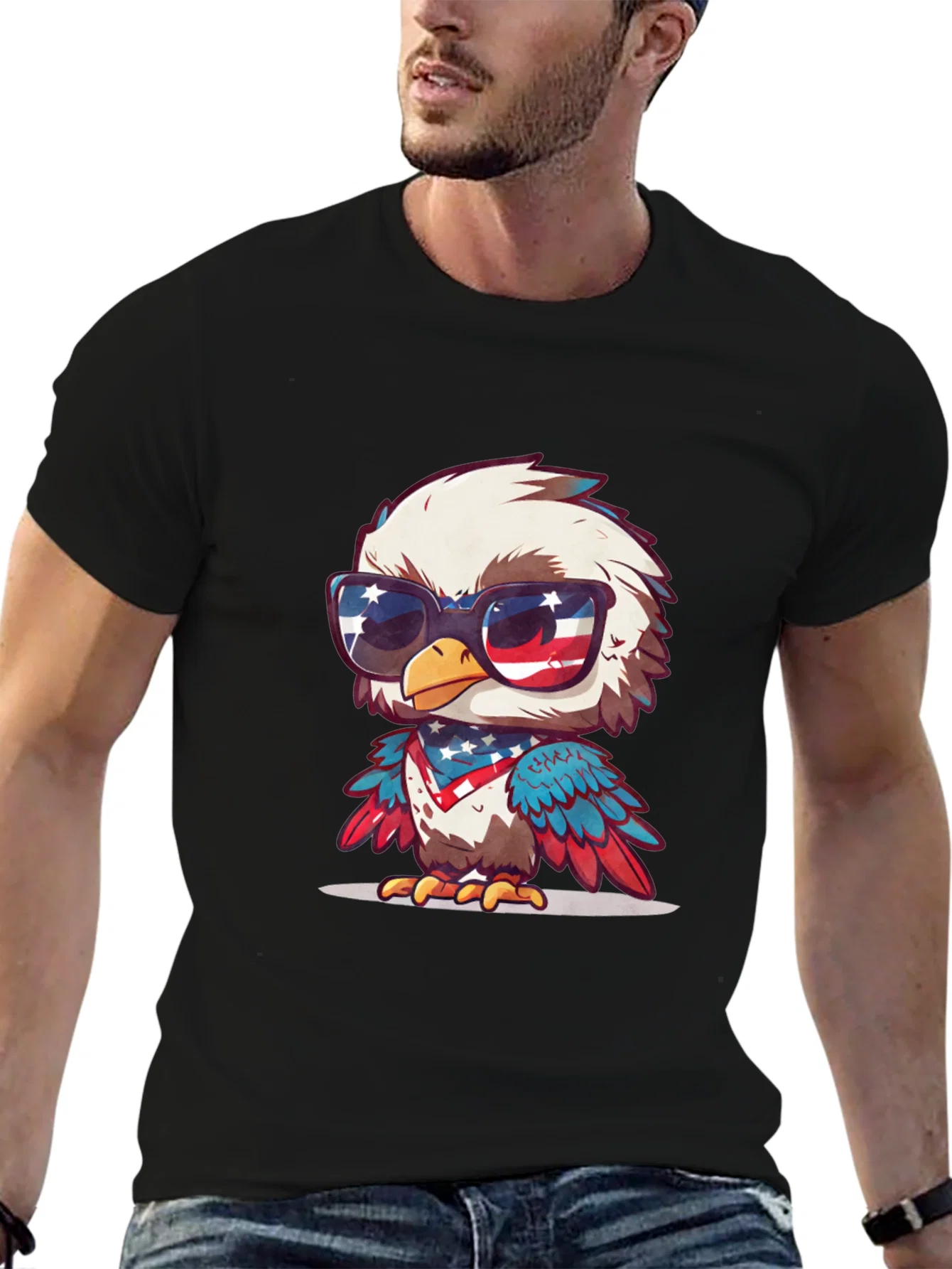 Rebbecca Patriotic Eagle T-Shirt