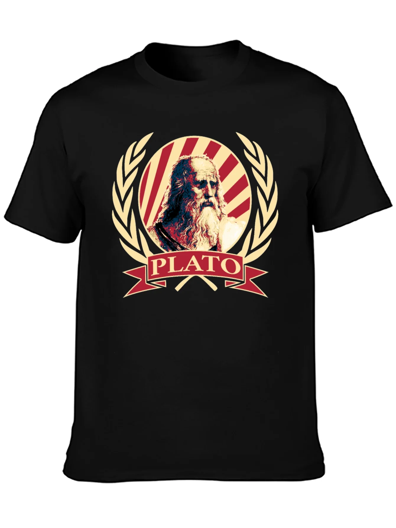 Camiseta Hombre Dise?o Plato Fil¨®sofo Cl¨¢sico