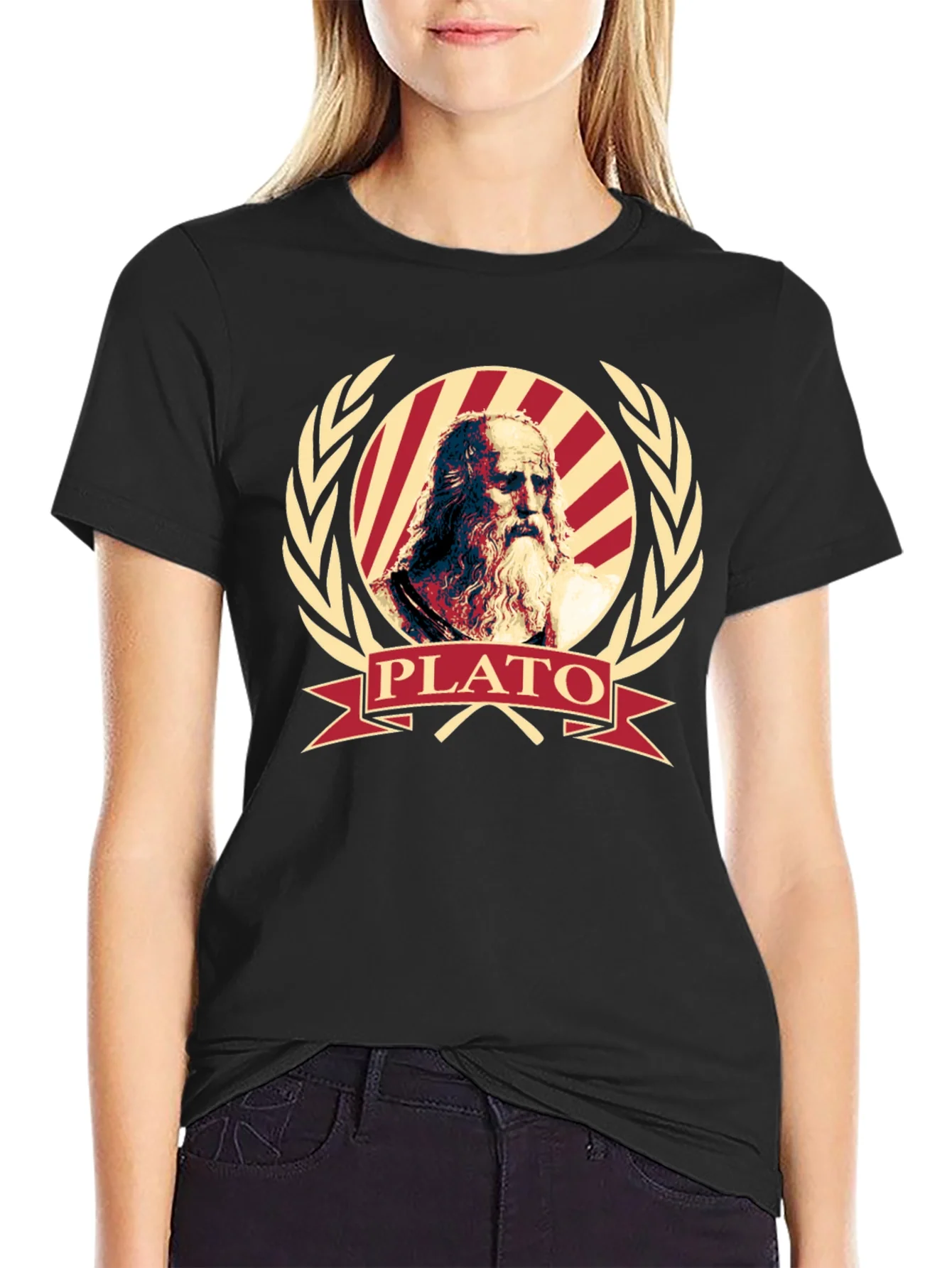 Camiseta Hombre Dise?o Plato Fil¨®sofo Cl¨¢sico