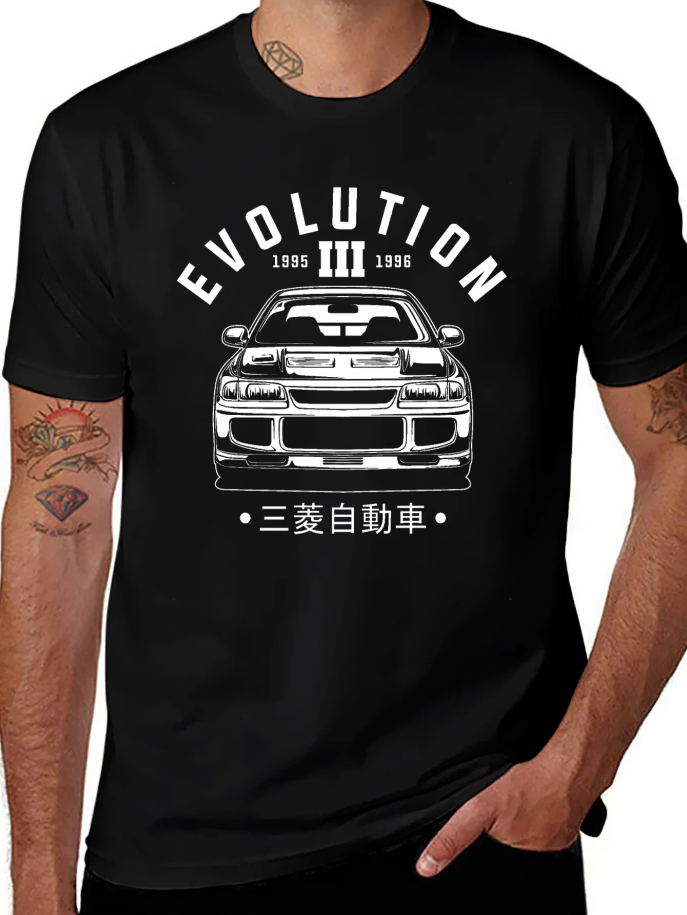 Rebbecca Evolution III Car Graphic T-Shirt