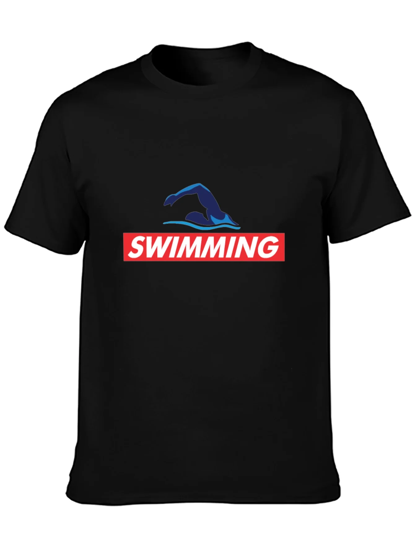 Rebbecca Swimming T-Shirt - Swim Cap Graphic Tee
