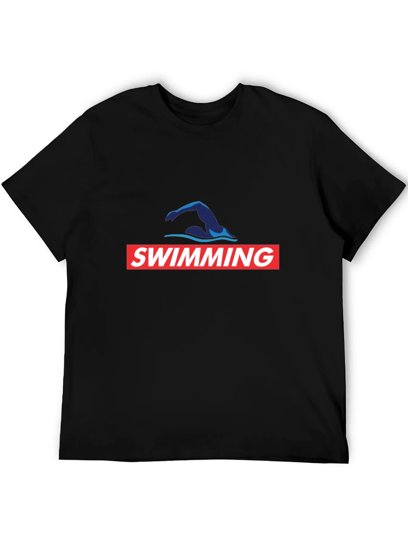 Rebbecca Swimming T-Shirt - Swim Cap Graphic Tee
