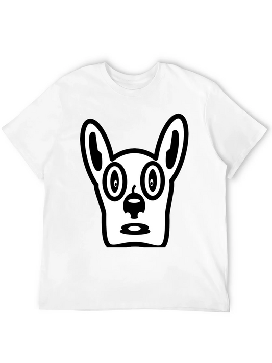 Rebbecca Dog Graphic Print Black T-Shirt