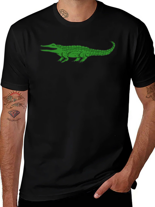 Rebbecca Green Alligator Graphic Tee - Black