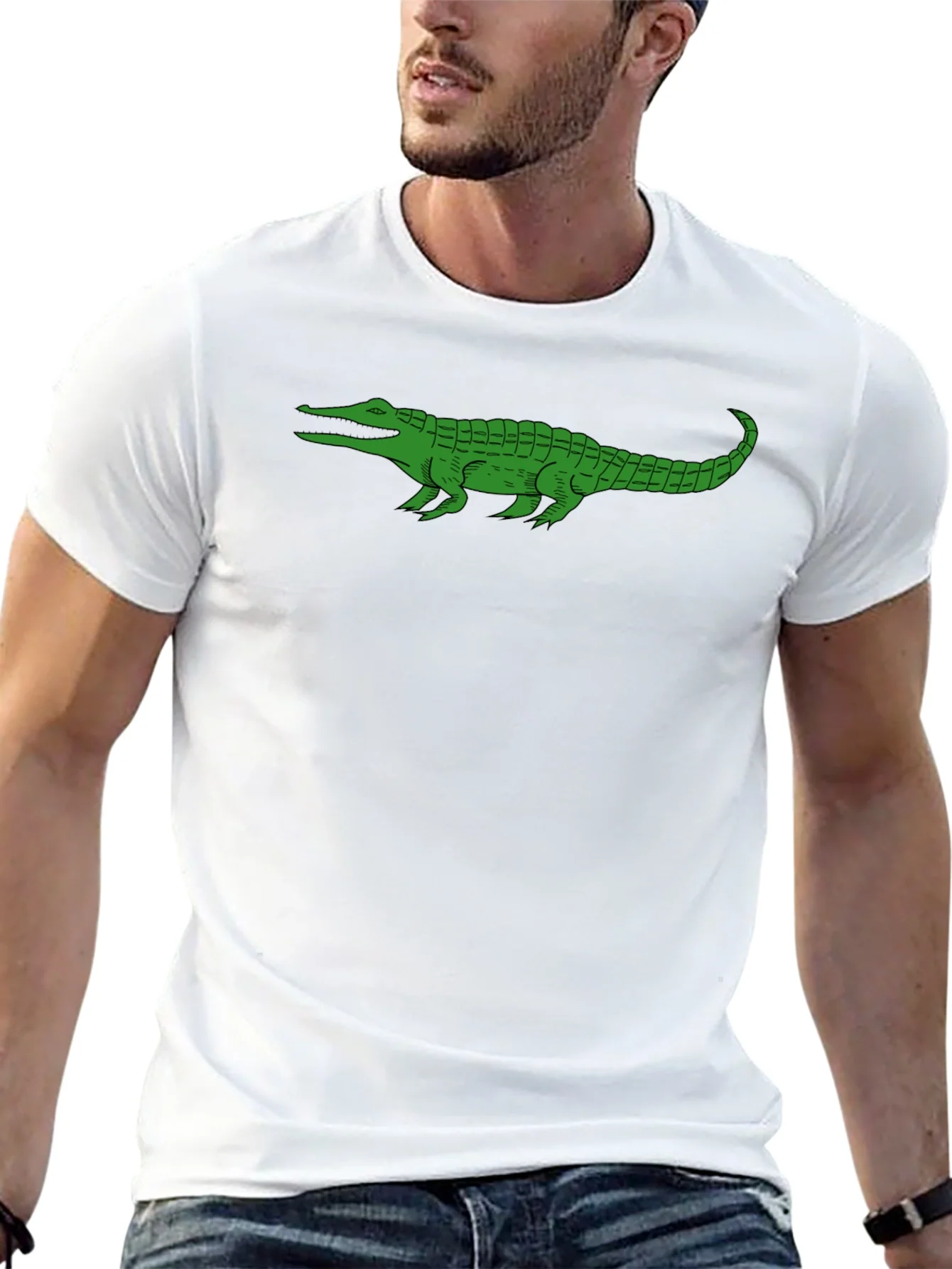 Rebbecca Green Alligator Graphic Tee - Black