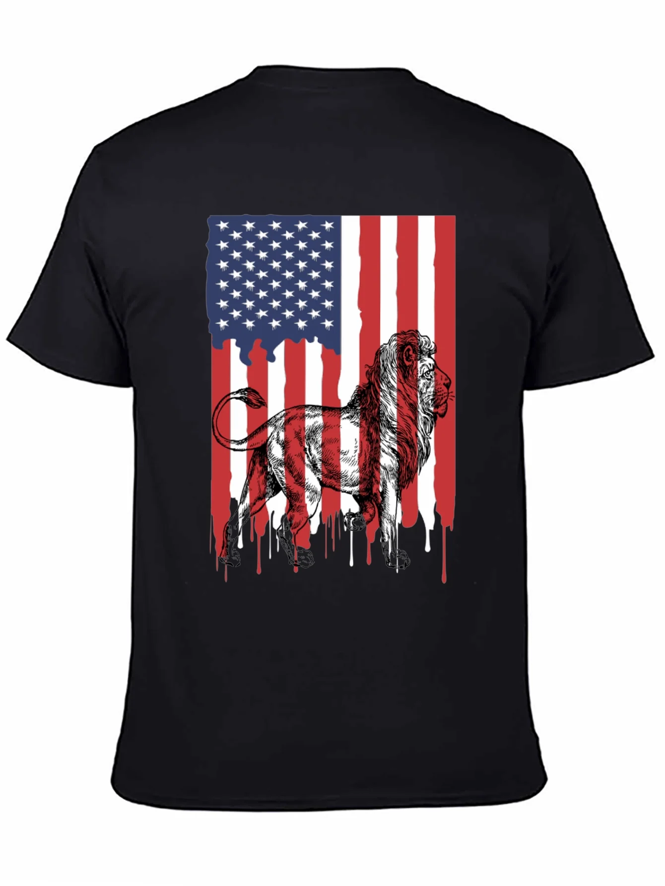 Camiseta Hombre: Le¨®n Patri¨®tico USA