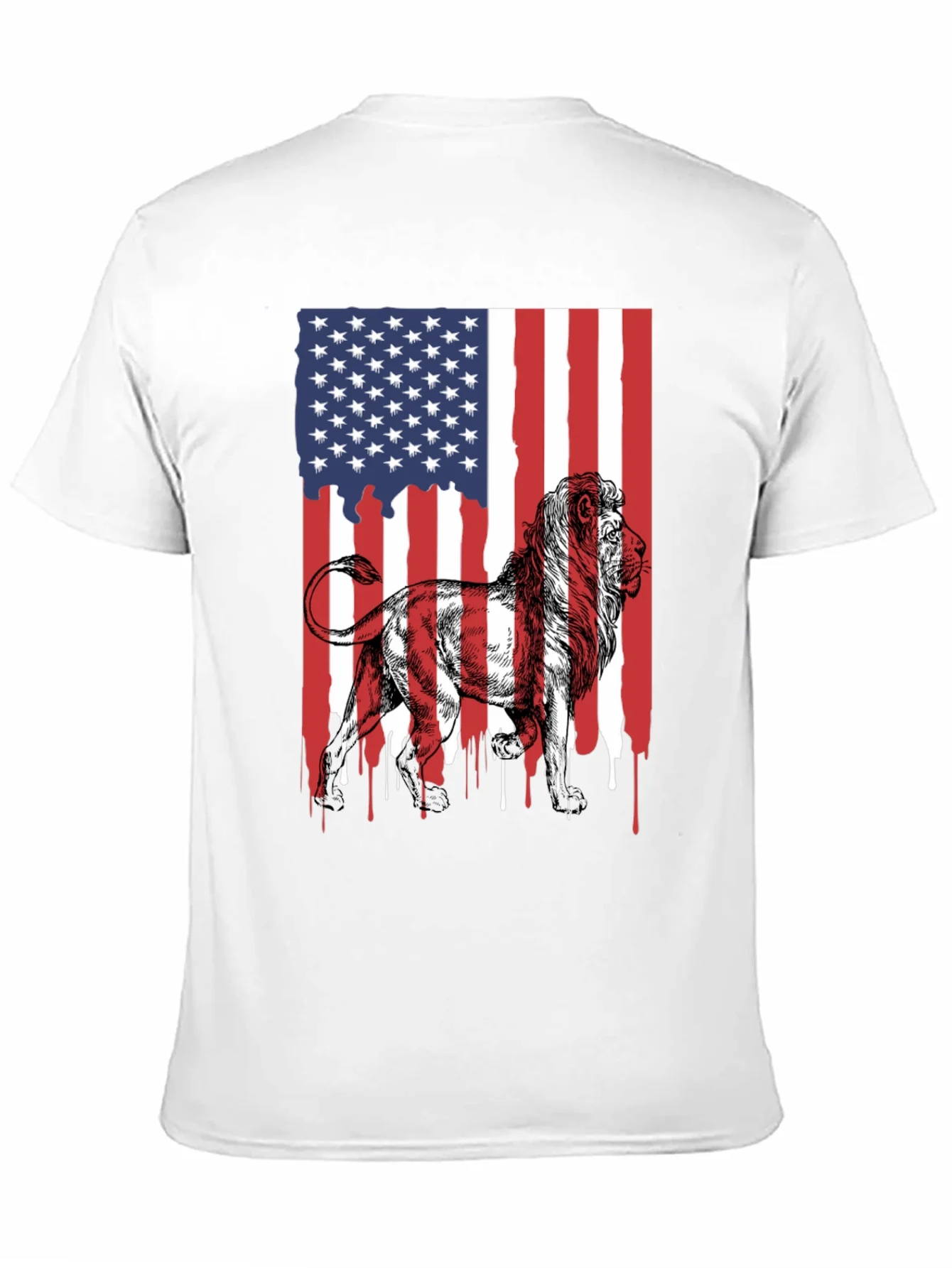 Camiseta Hombre: Le¨®n Patri¨®tico USA