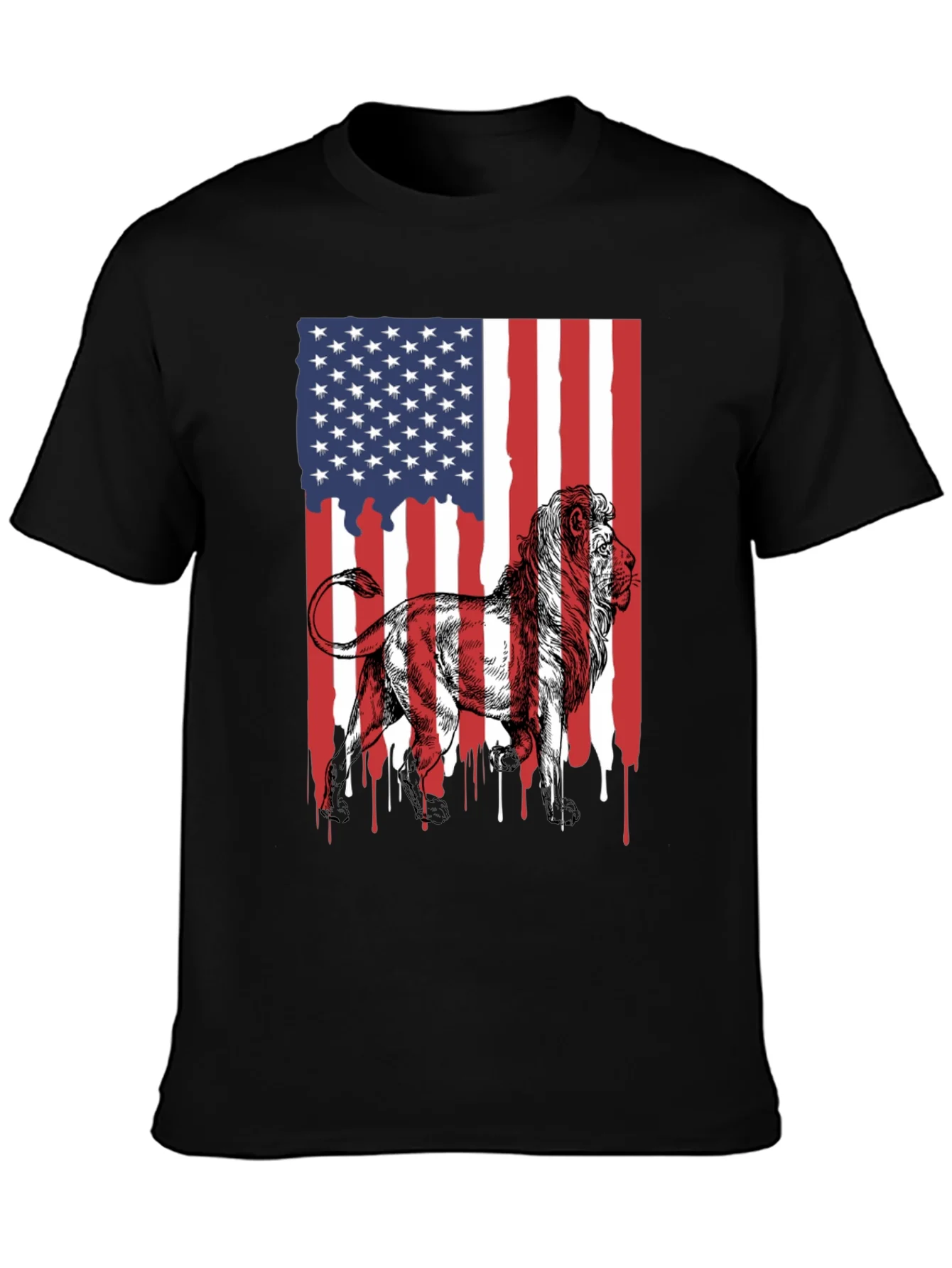 Camiseta Hombre: Le¨®n Patri¨®tico USA