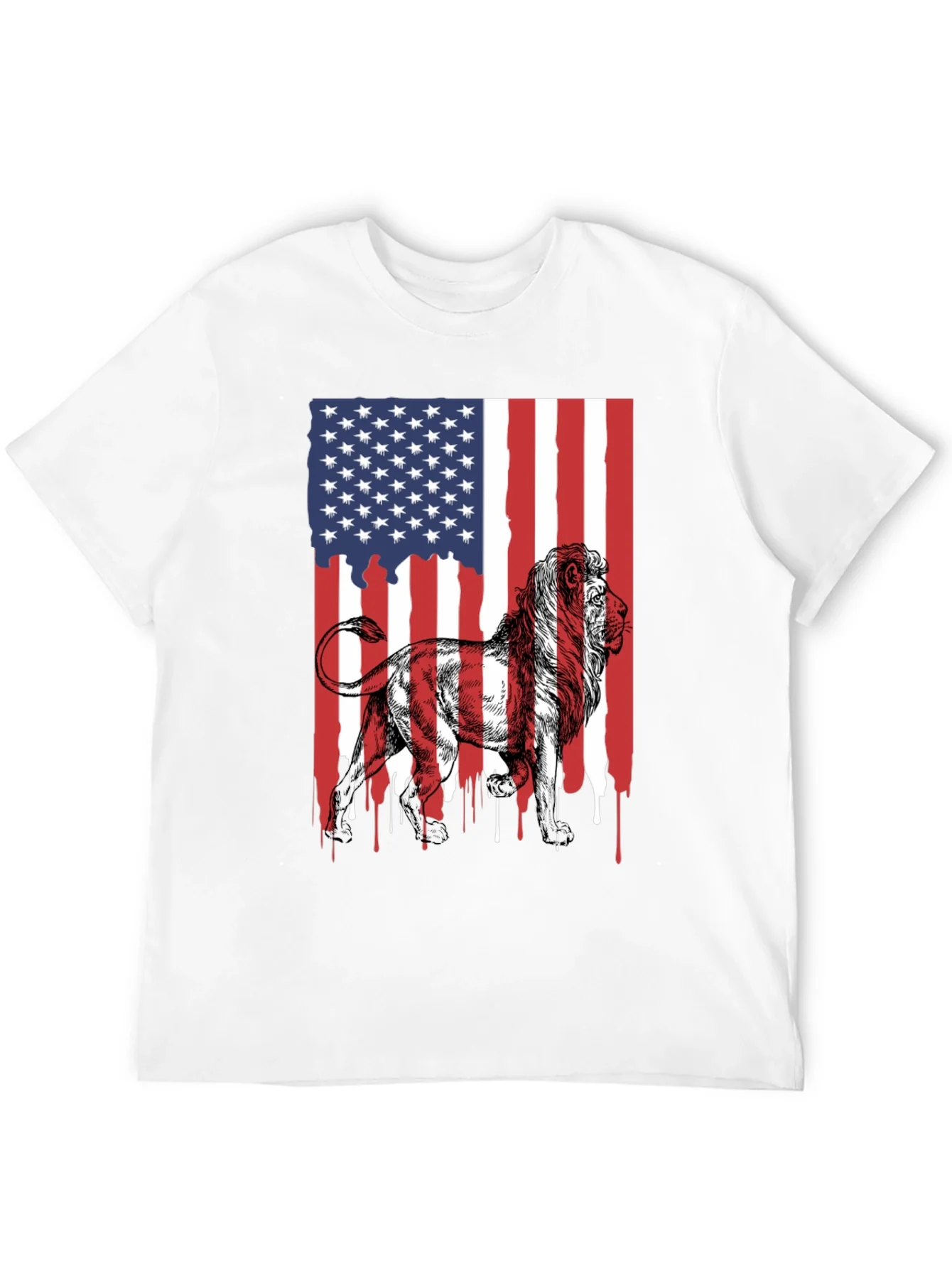 Camiseta Hombre: Le¨®n Patri¨®tico USA