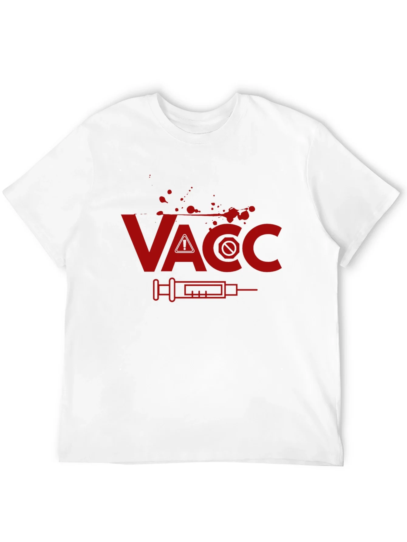 Camiseta Negra con Dise?o Vacunas - Estilo ¨²nico
