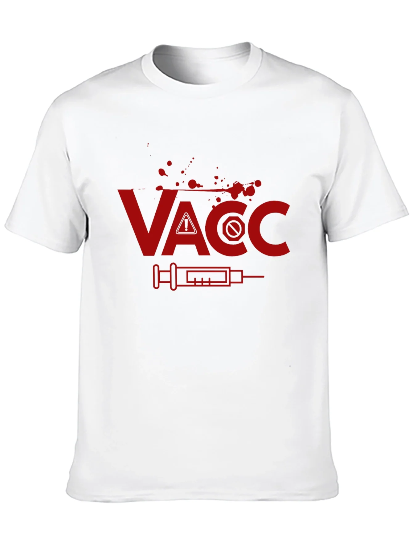 Camiseta Negra con Dise?o Vacunas - Estilo ¨²nico