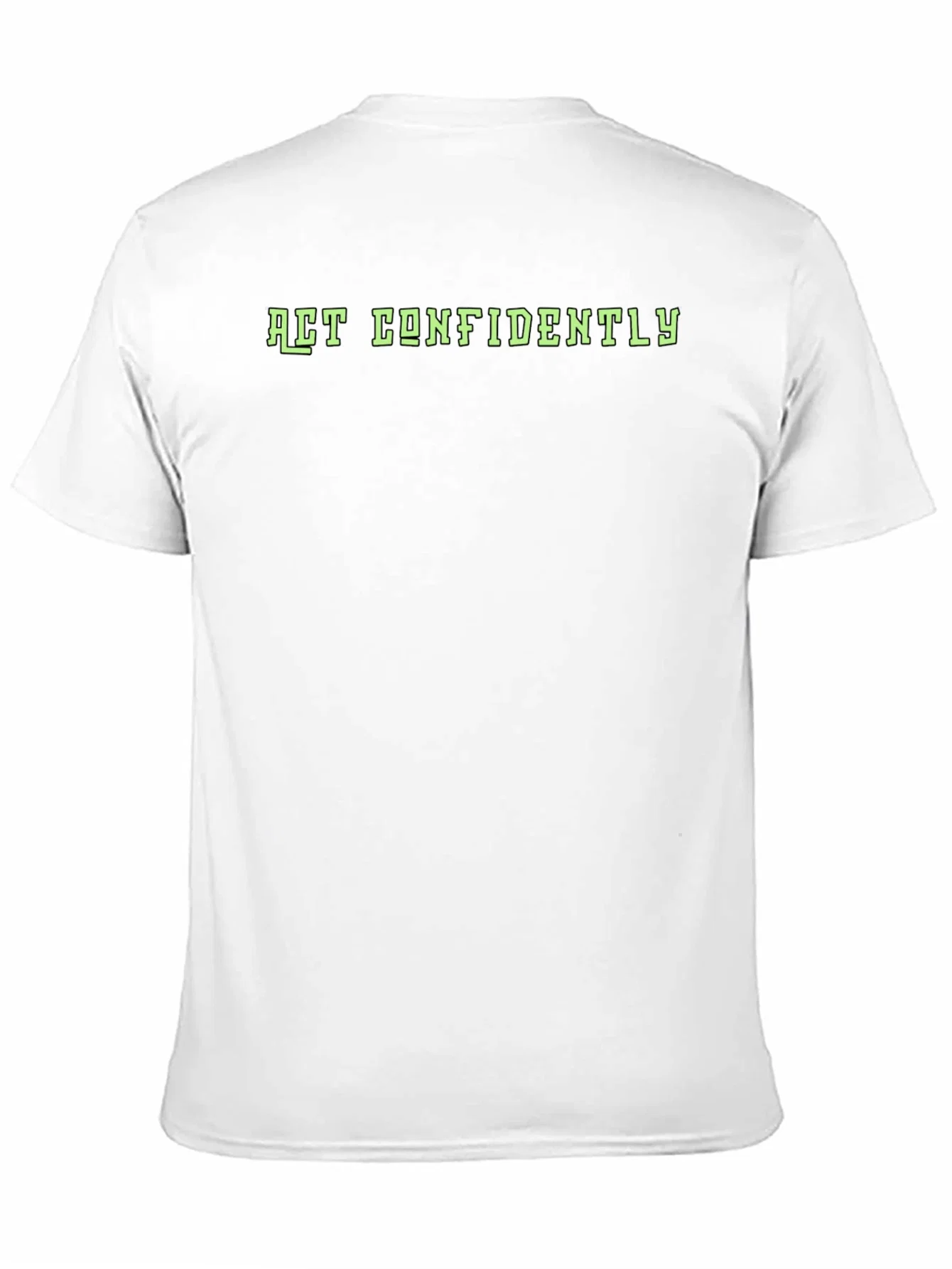 Rebbecca Act Confidently Graphic Tee - Mens Black T-Shirt