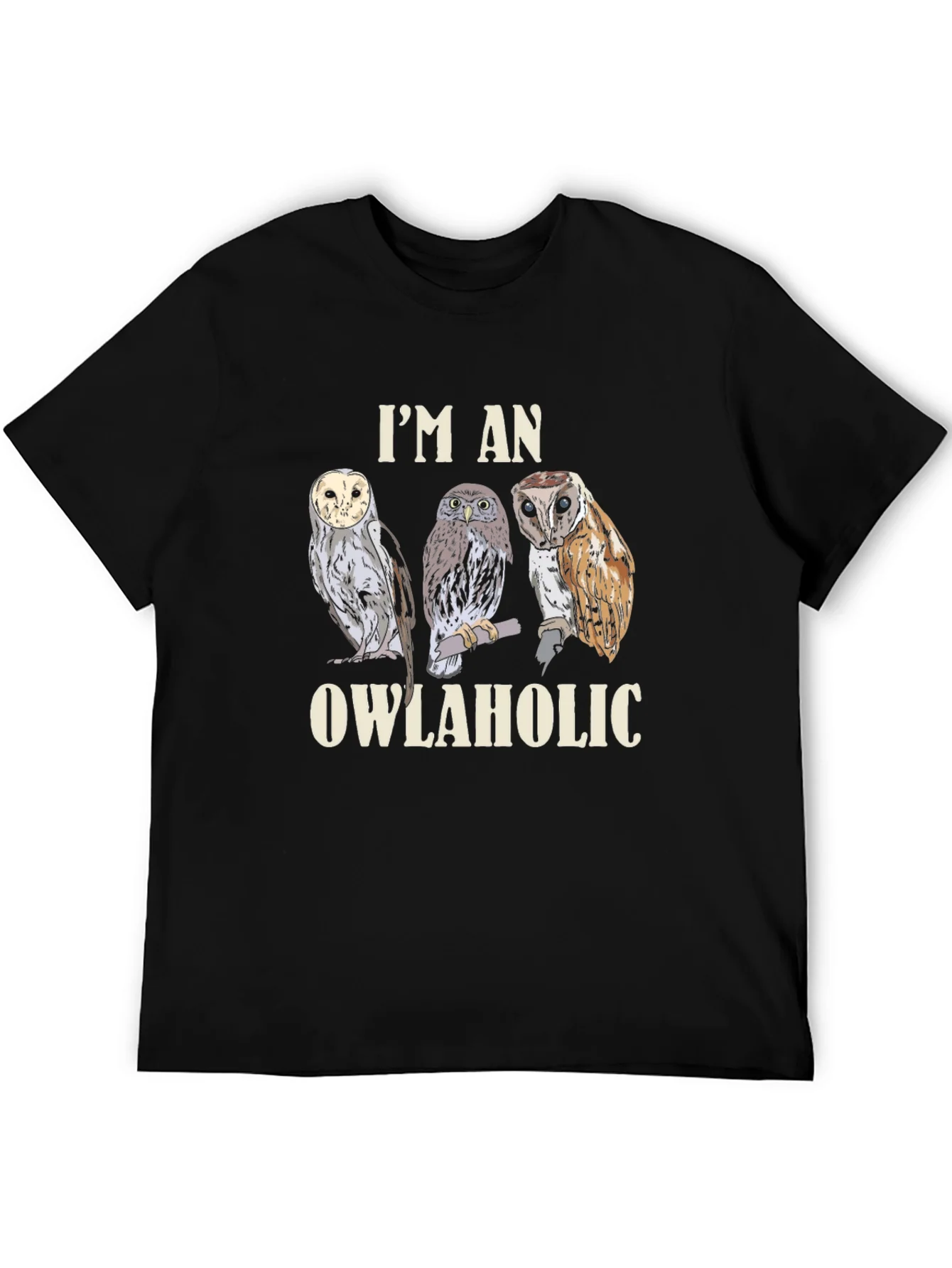 Rebbecca Im an Owlaholic Graphic T-Shirt