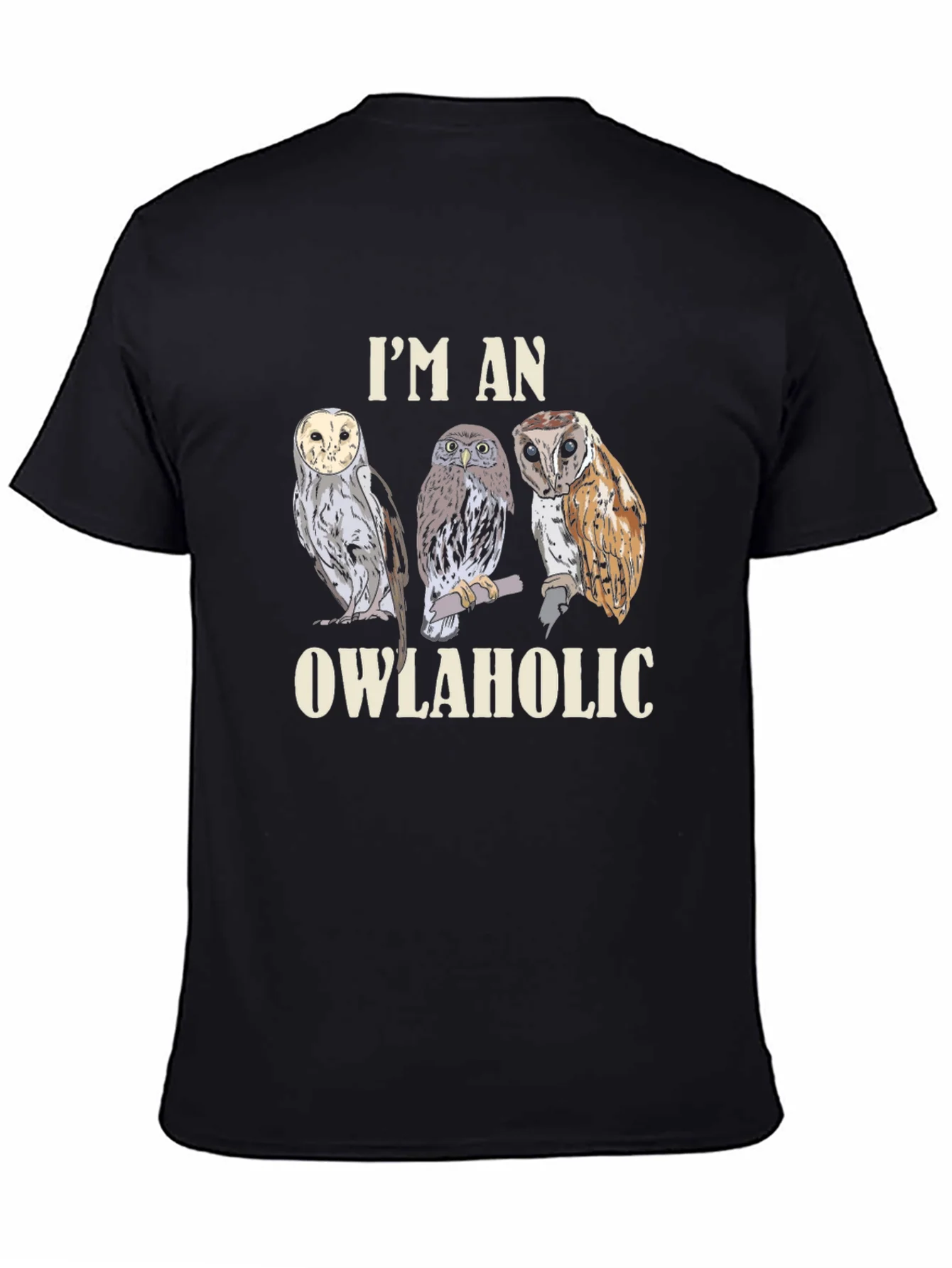 Rebbecca Im an Owlaholic Graphic T-Shirt