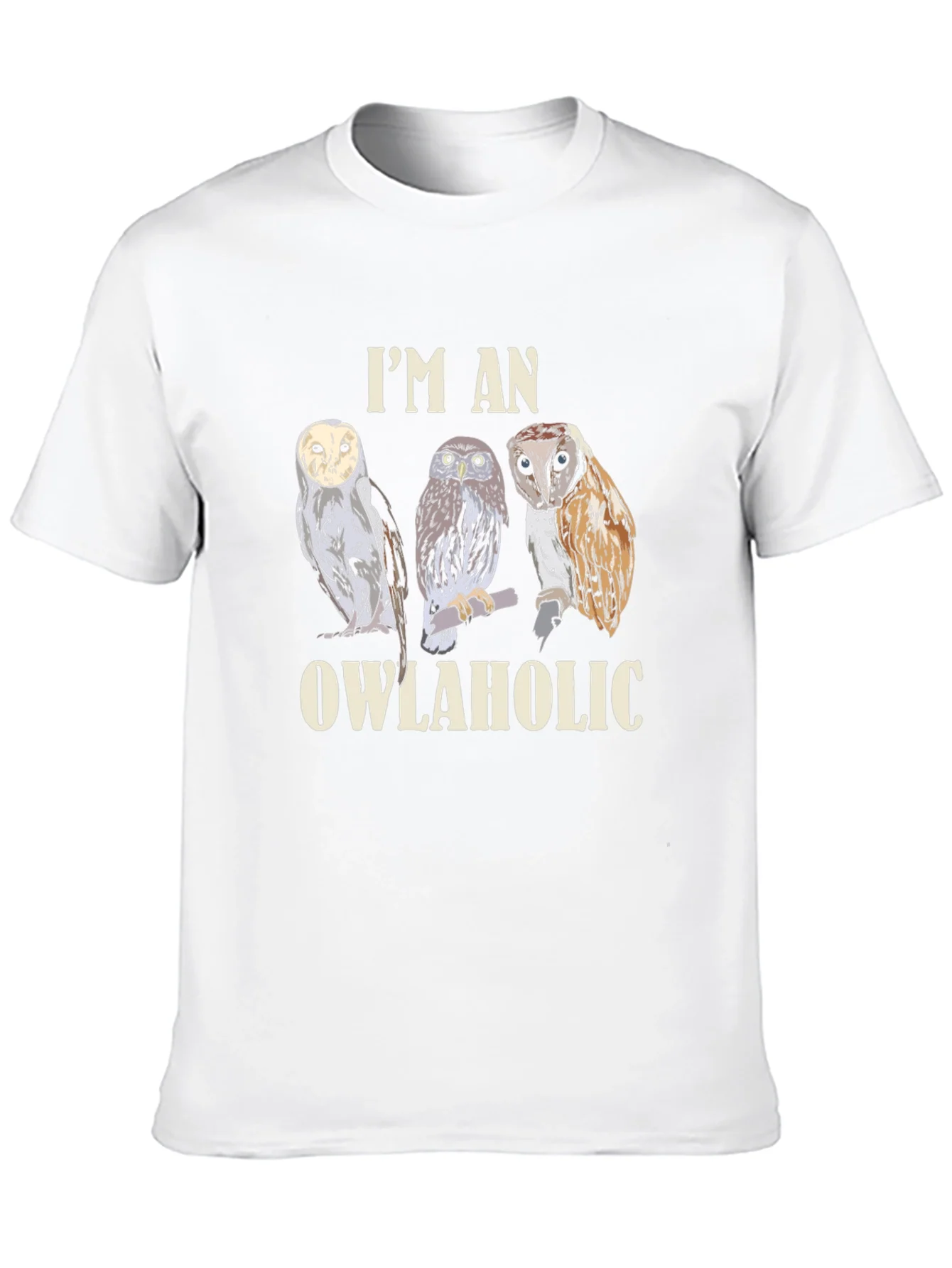 Rebbecca Im an Owlaholic Graphic T-Shirt