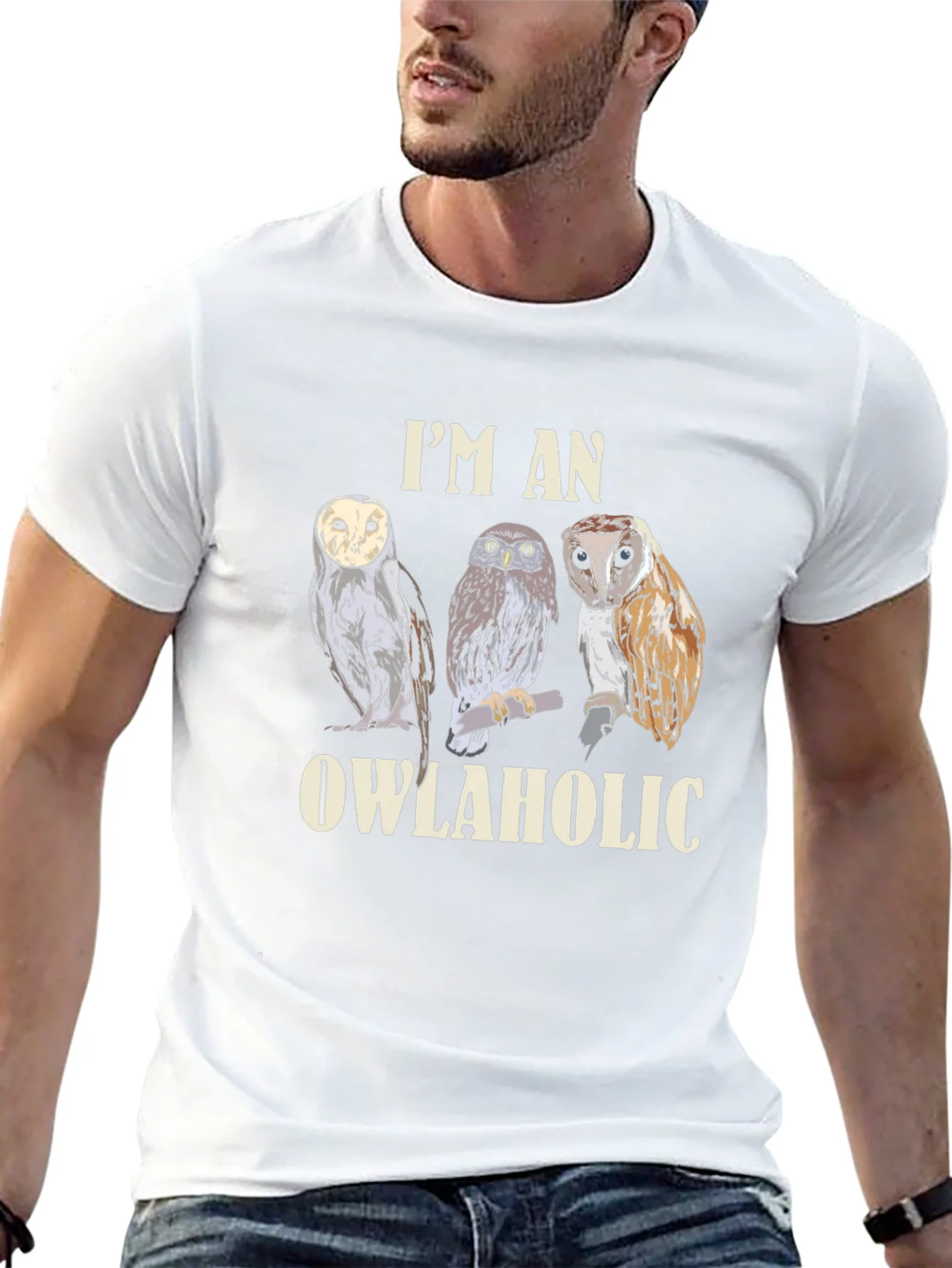 Rebbecca Im an Owlaholic Graphic T-Shirt