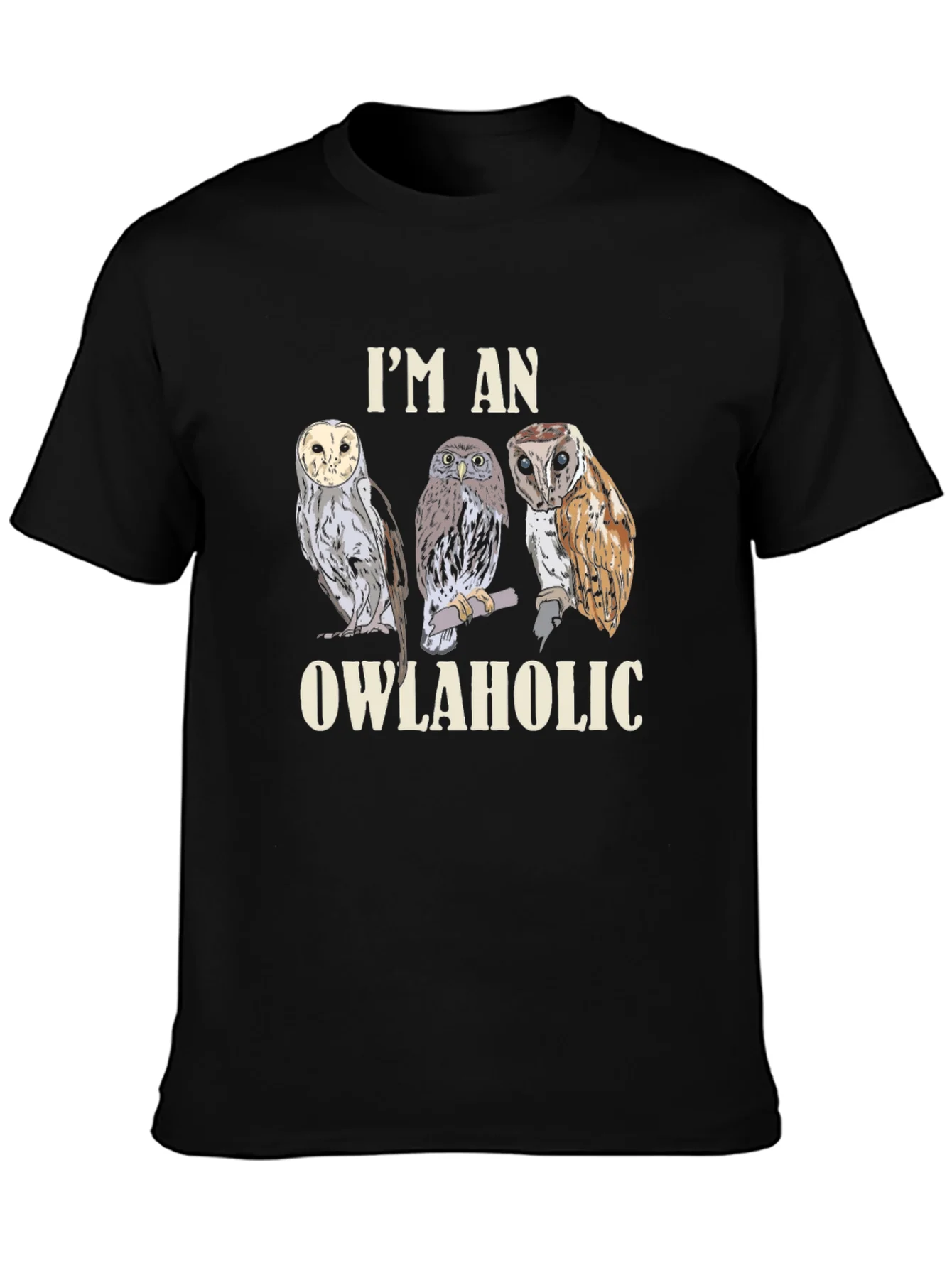 Rebbecca Im an Owlaholic Graphic T-Shirt