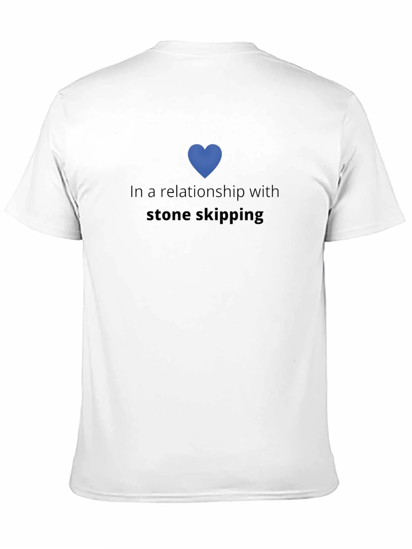 Camiseta En una relaci¨®n con el Stone Skipping