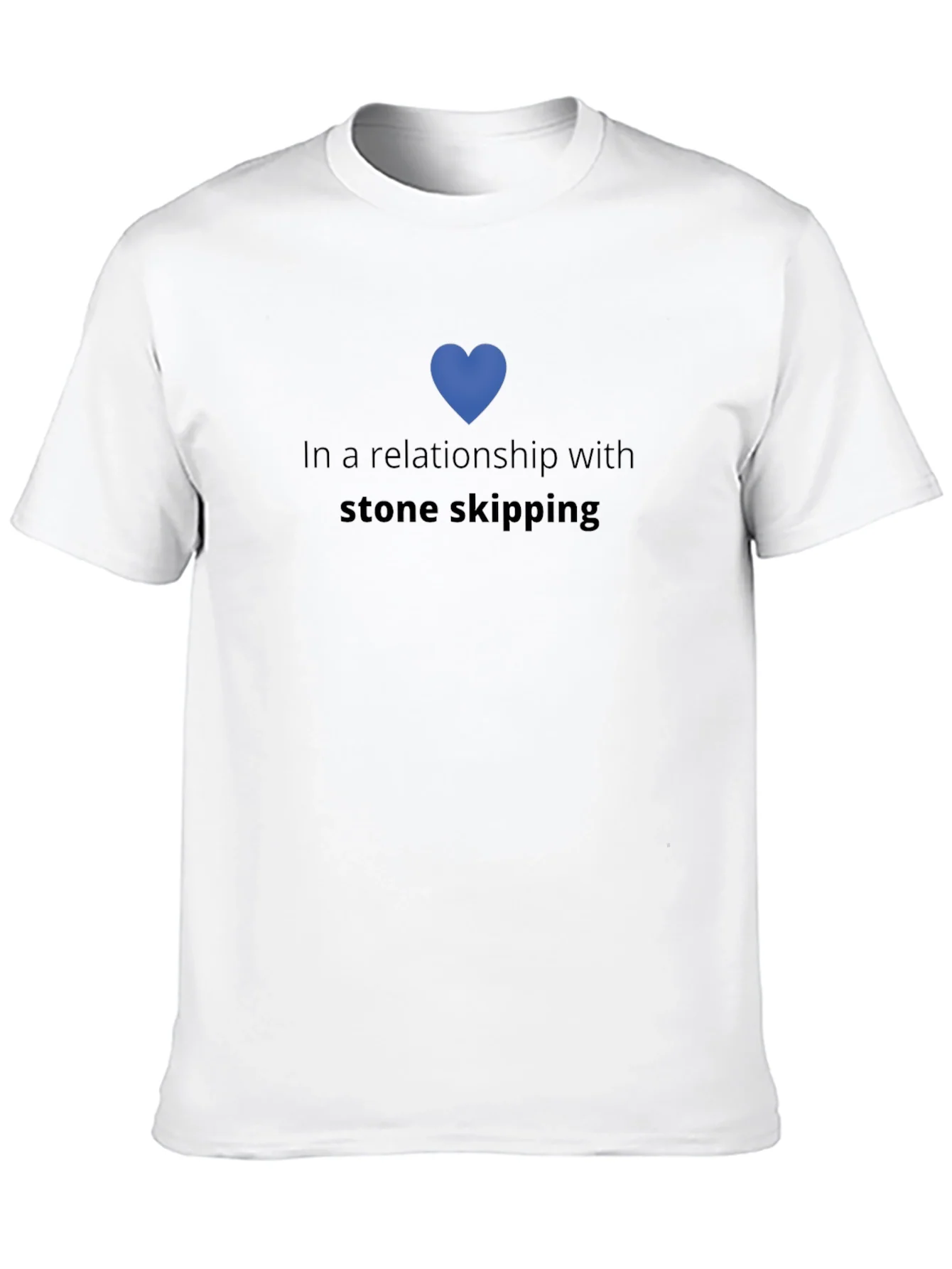 Camiseta En una relaci¨®n con el Stone Skipping
