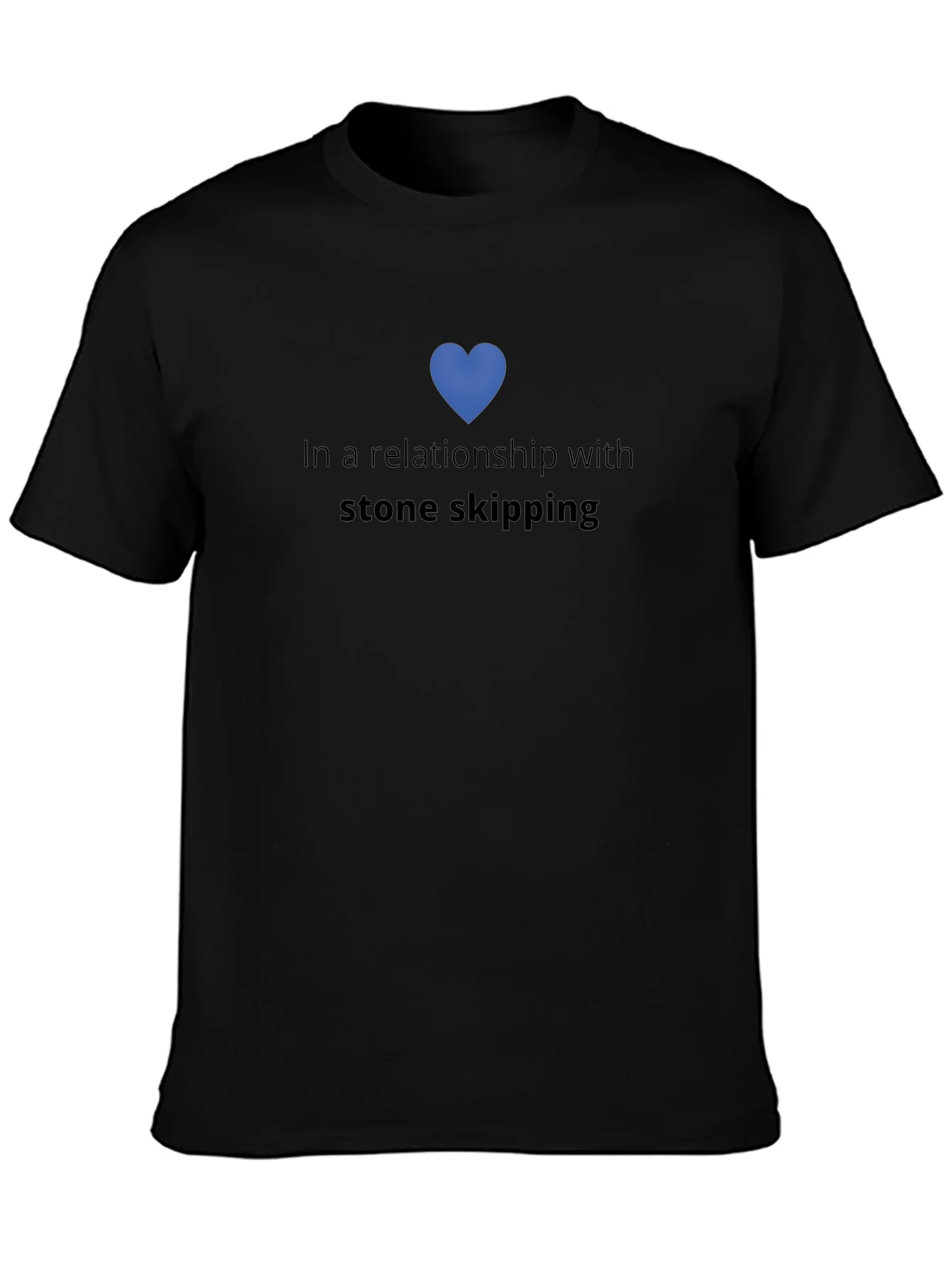 Camiseta En una relaci¨®n con el Stone Skipping