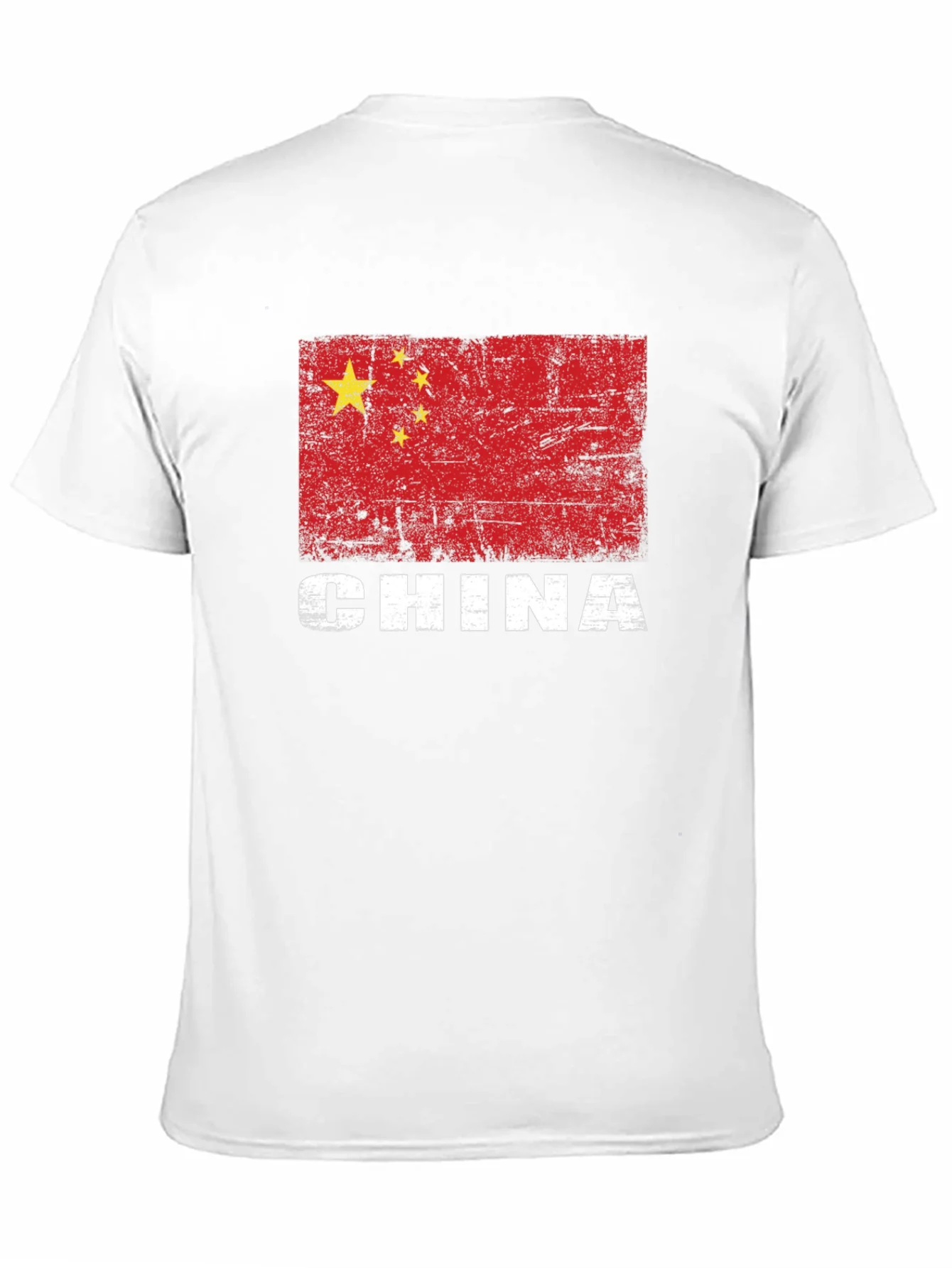 Rebbecca China Flag T-Shirt - Distressed Graphic Tee