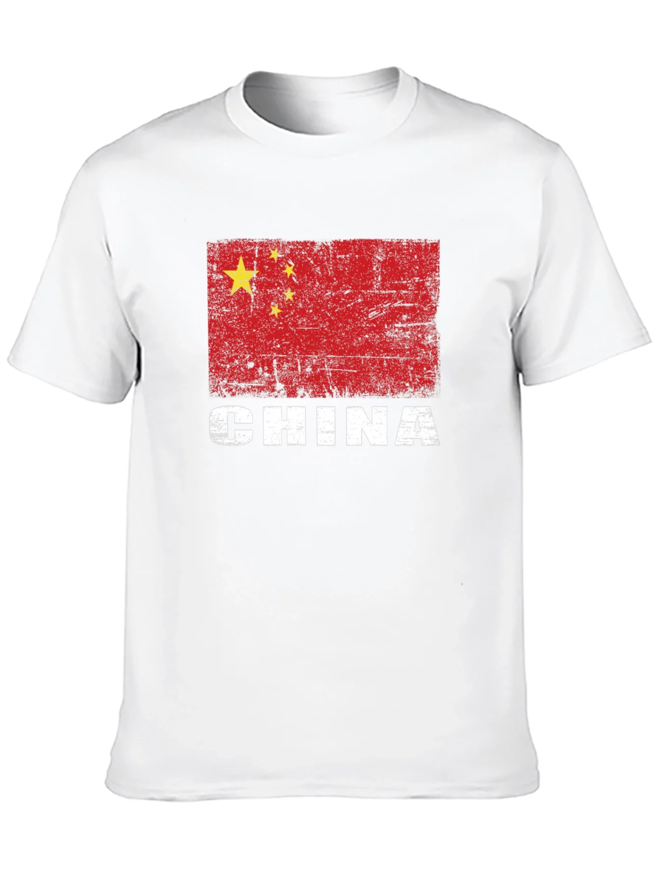 Rebbecca China Flag T-Shirt - Distressed Graphic Tee
