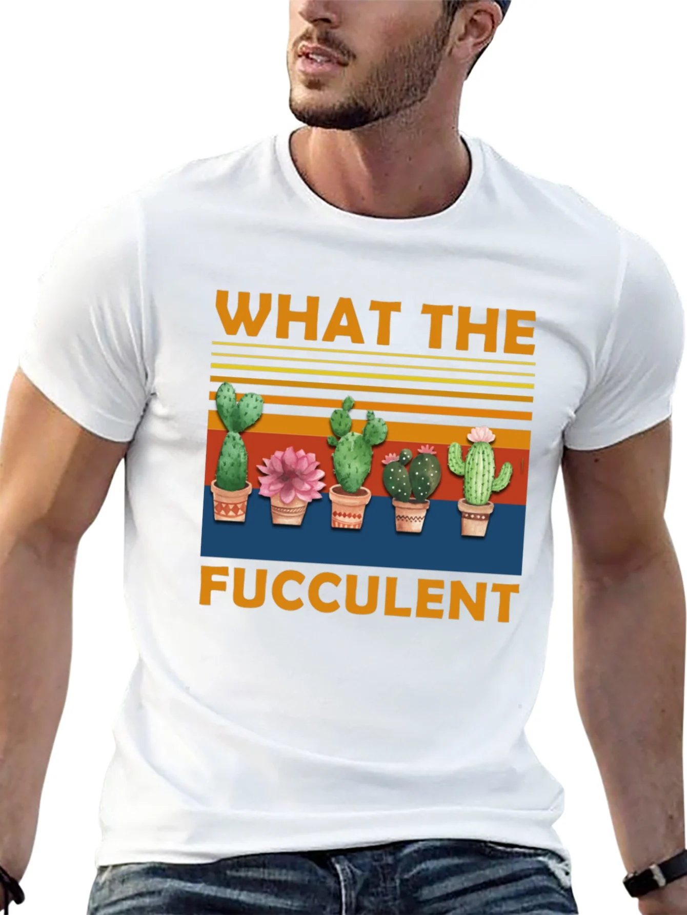 Camiseta Negra What The Fucculent