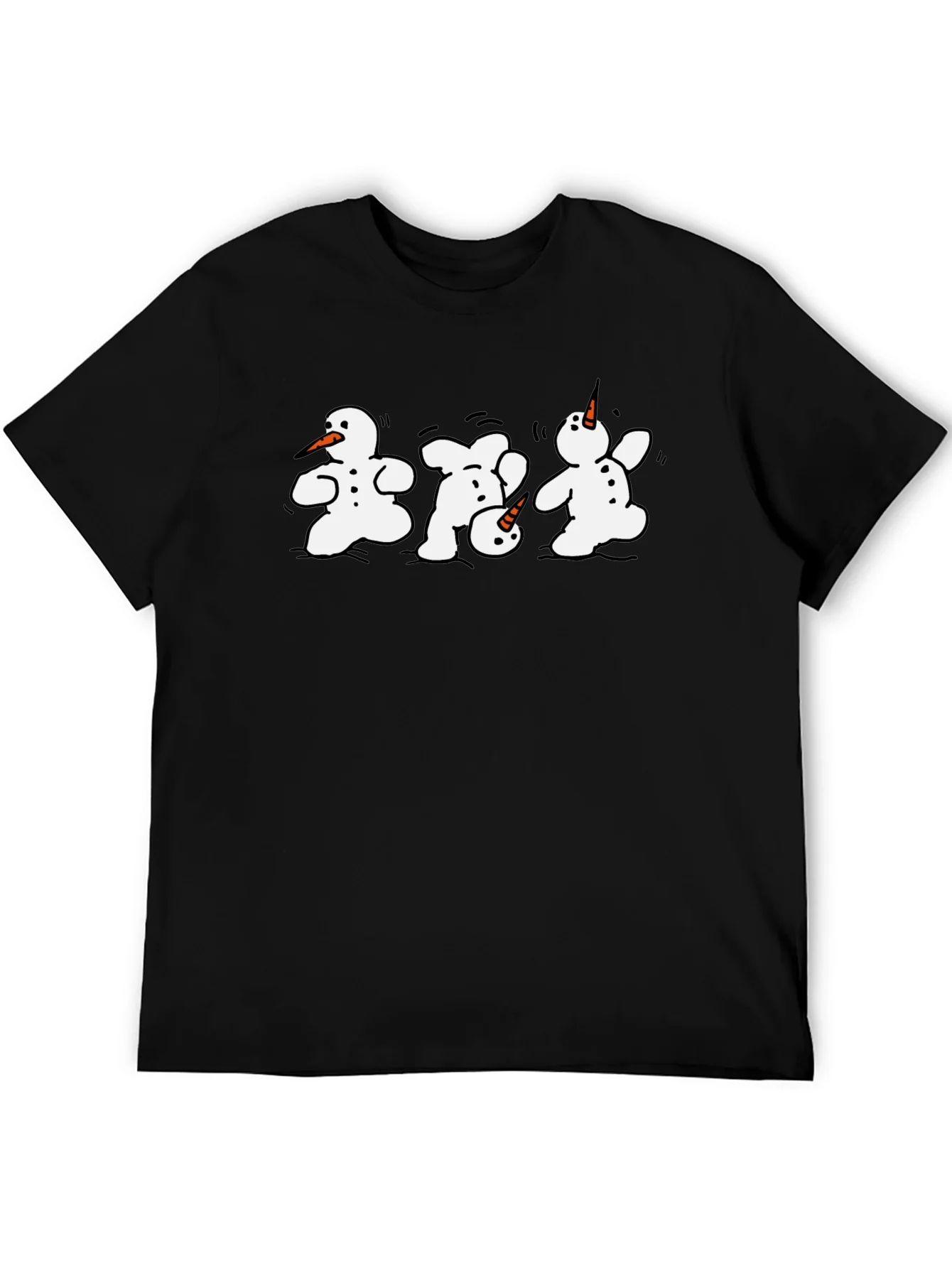 Rebbecca Dancing Snowmen Graphic T-Shirt