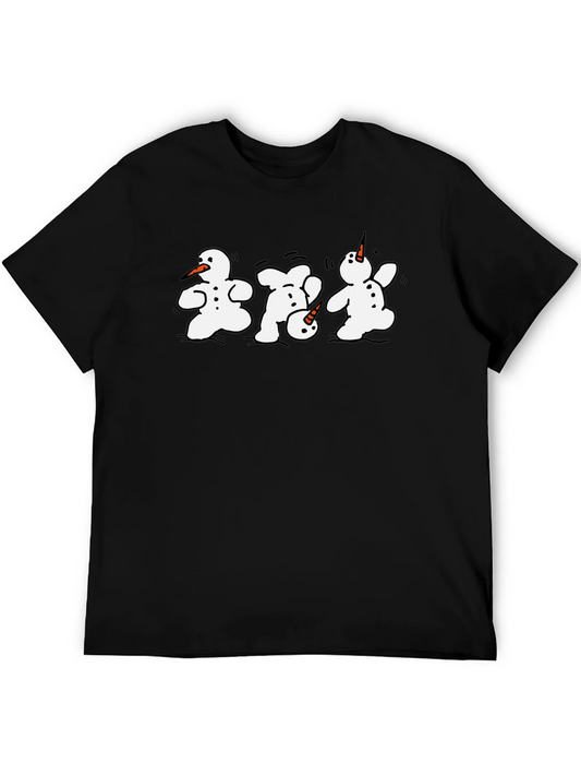 Rebbecca Dancing Snowmen Graphic T-Shirt