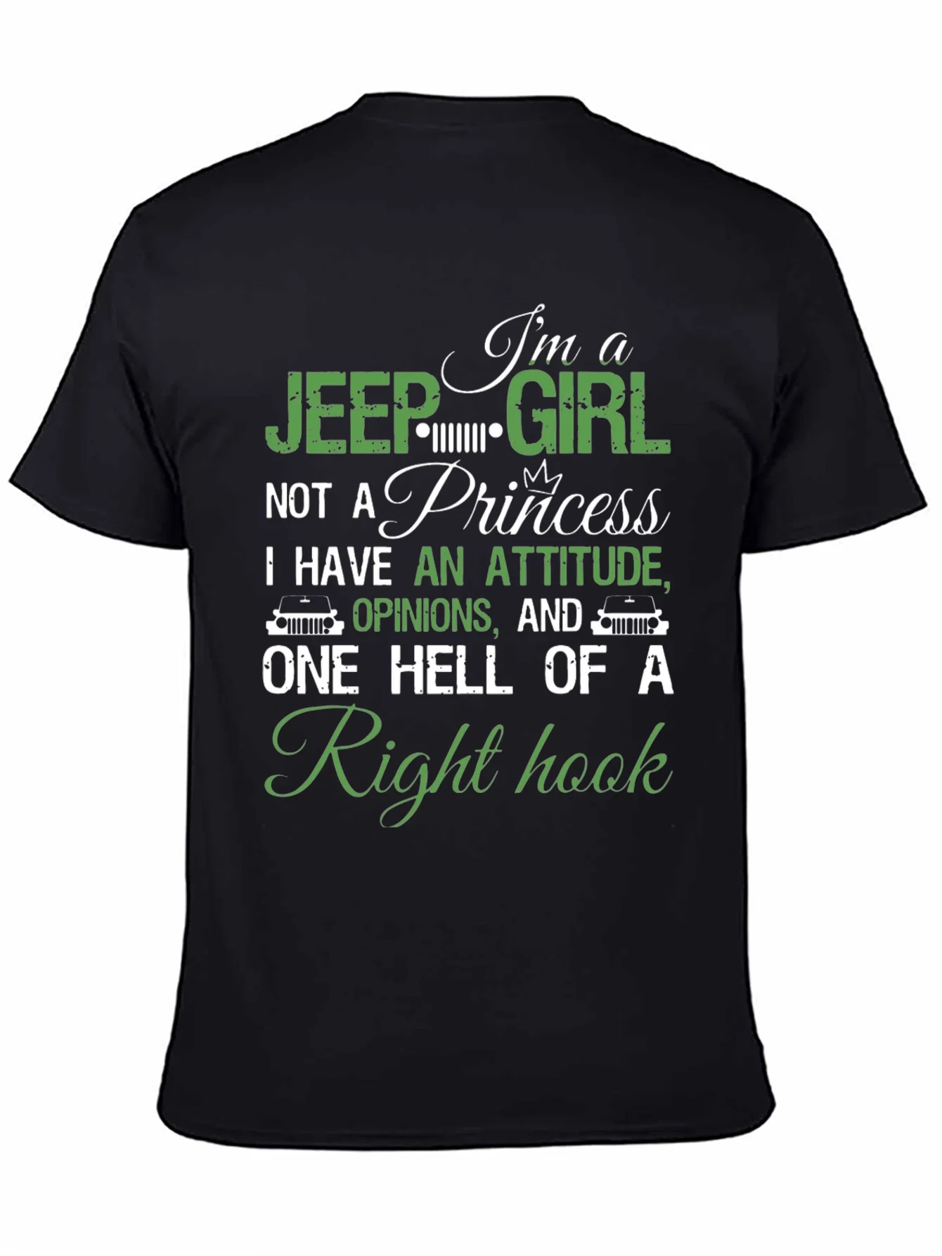Rebbecca Jeep Girl Right Hook Graphic T-Shirt