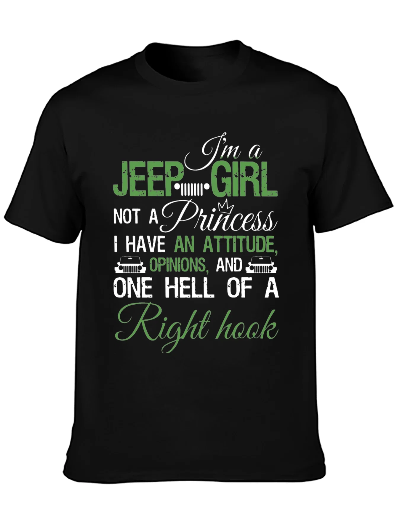 Rebbecca Jeep Girl Right Hook Graphic T-Shirt