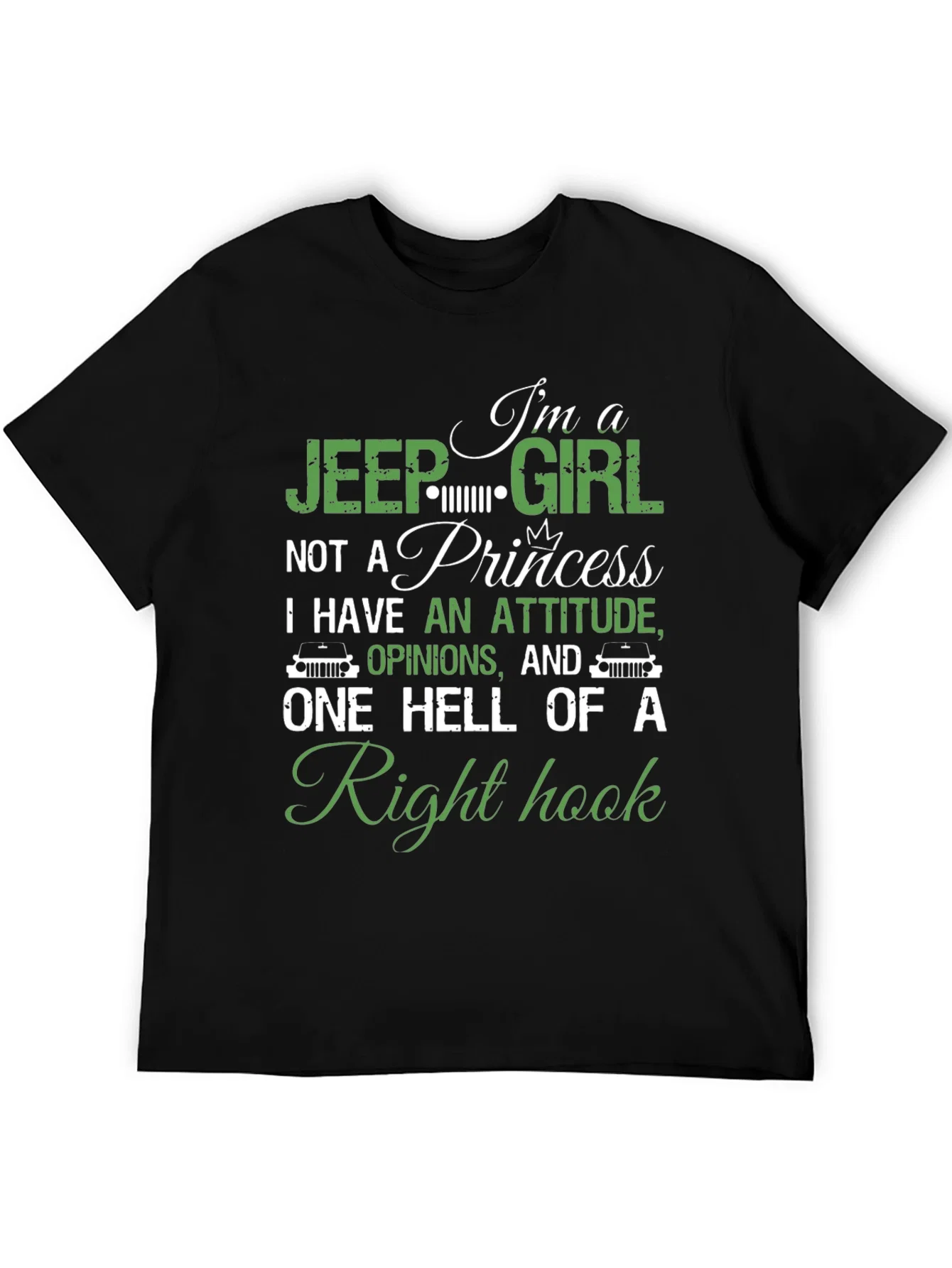 Rebbecca Jeep Girl Right Hook Graphic T-Shirt