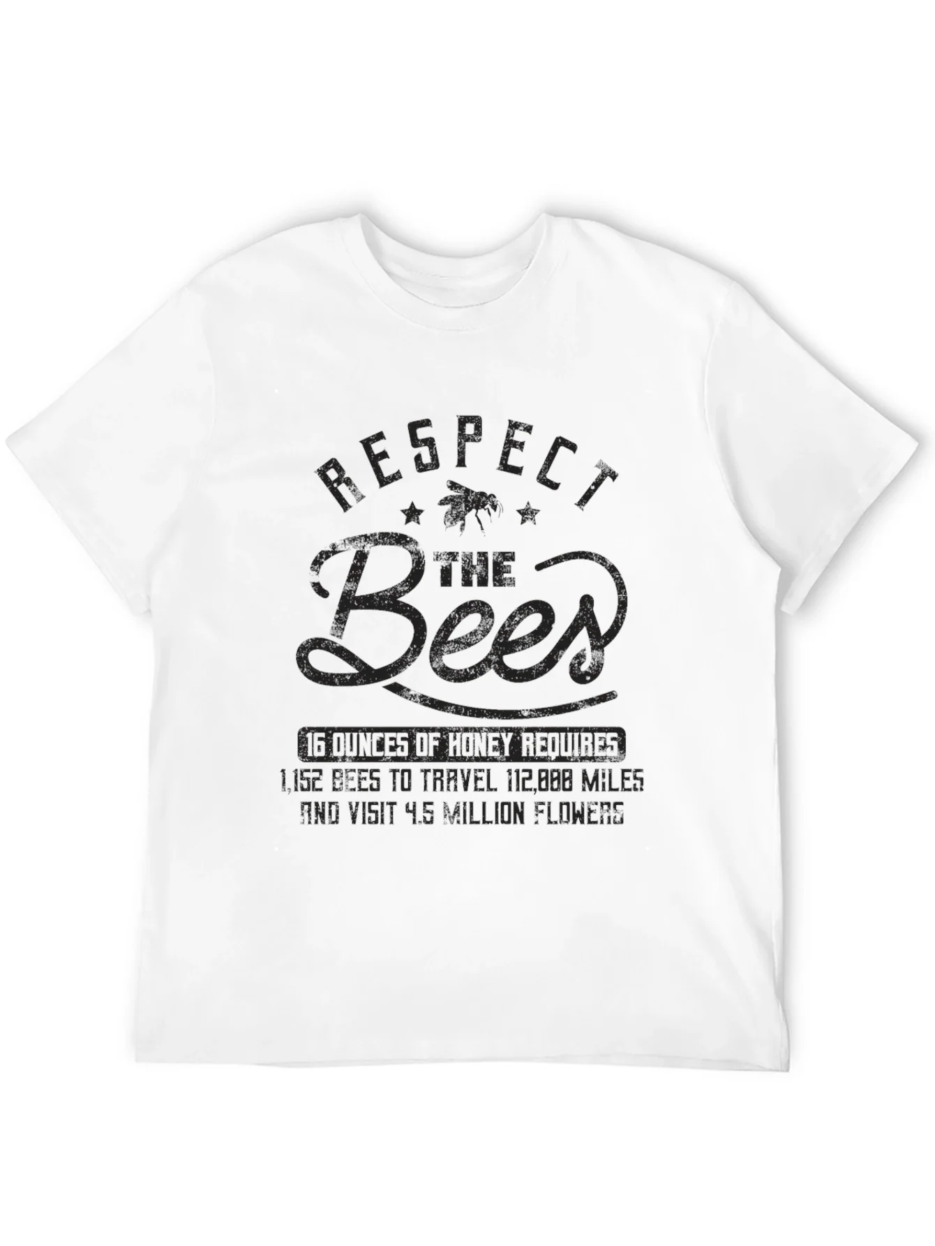 Rebbecca Respect the Bees Graphic T-Shirt - Black