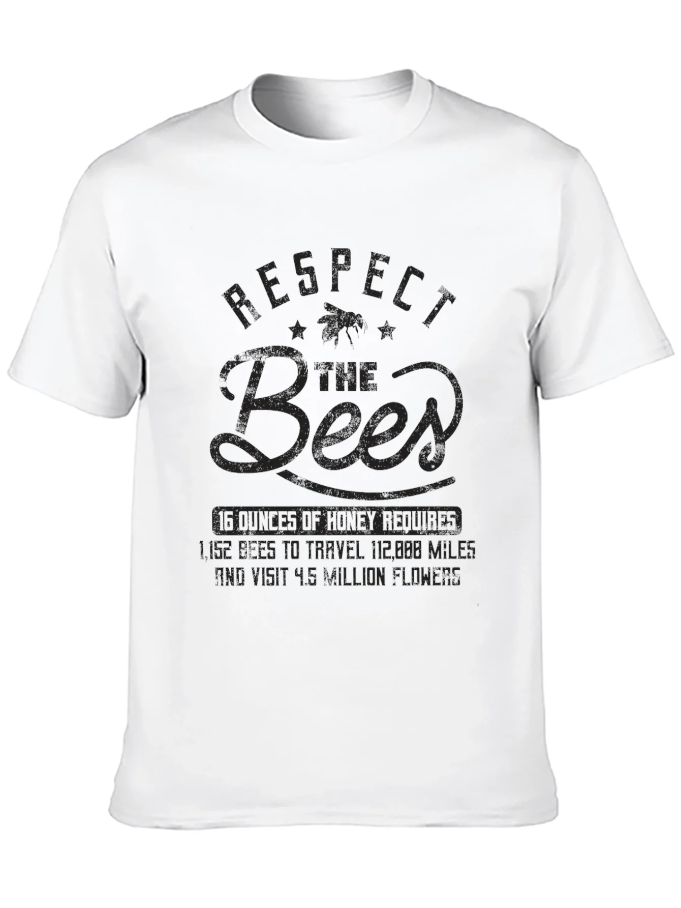Rebbecca Respect the Bees Graphic T-Shirt - Black