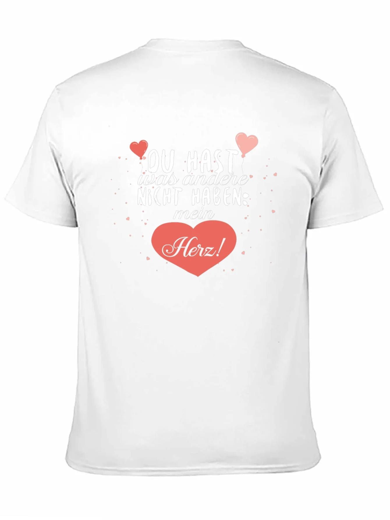 Camiseta Negra con Dise?o Rom¨¢ntico Mein Herz!