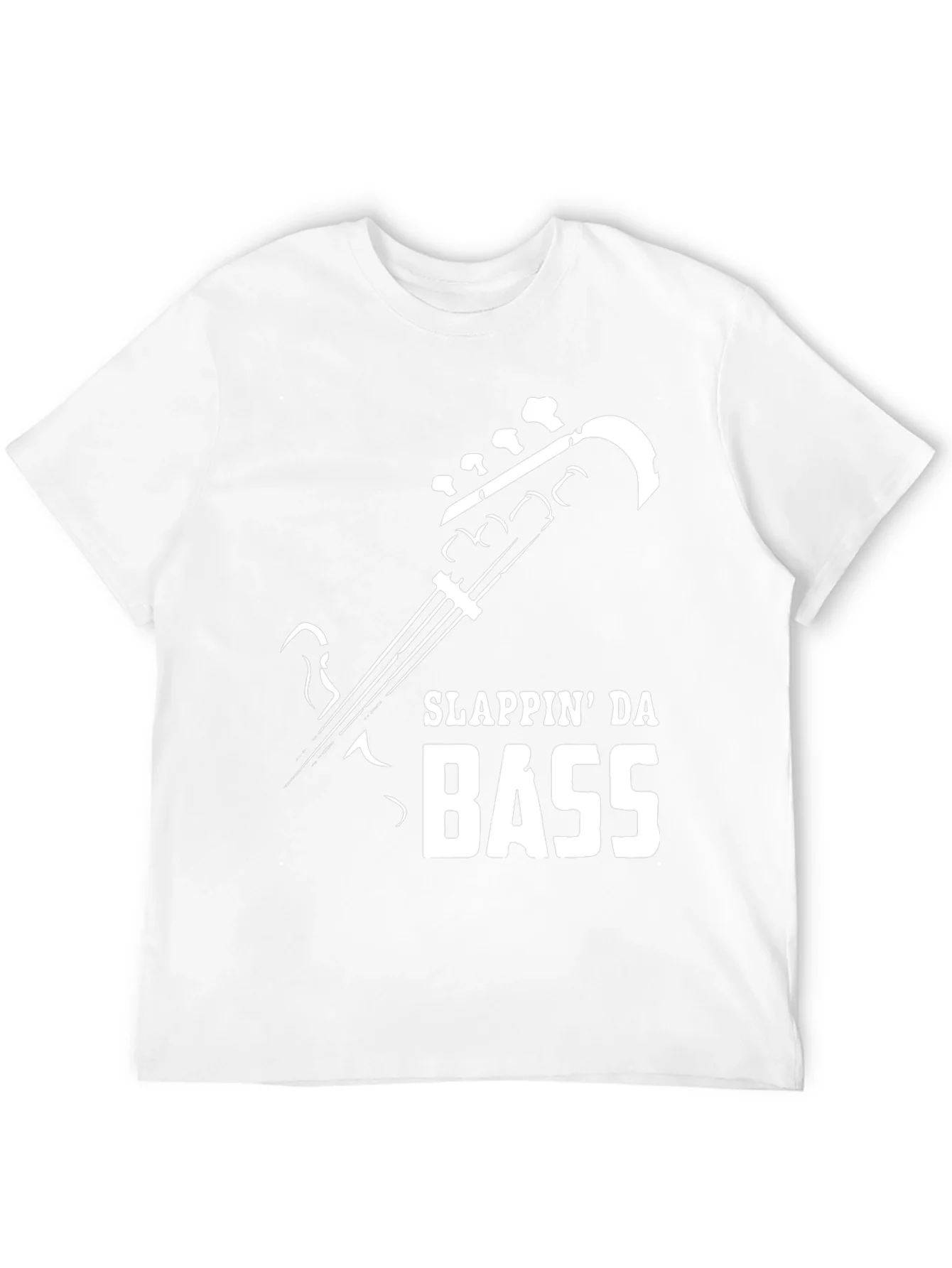 Camiseta Hombre Negra Slappin Da Bass