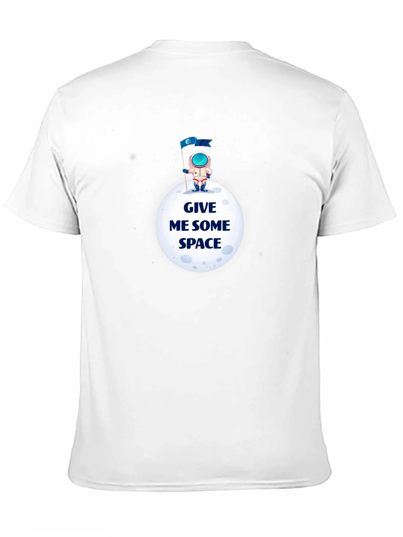 Camiseta Negra Dame Espacio - Dise?o Astronauta Lunar