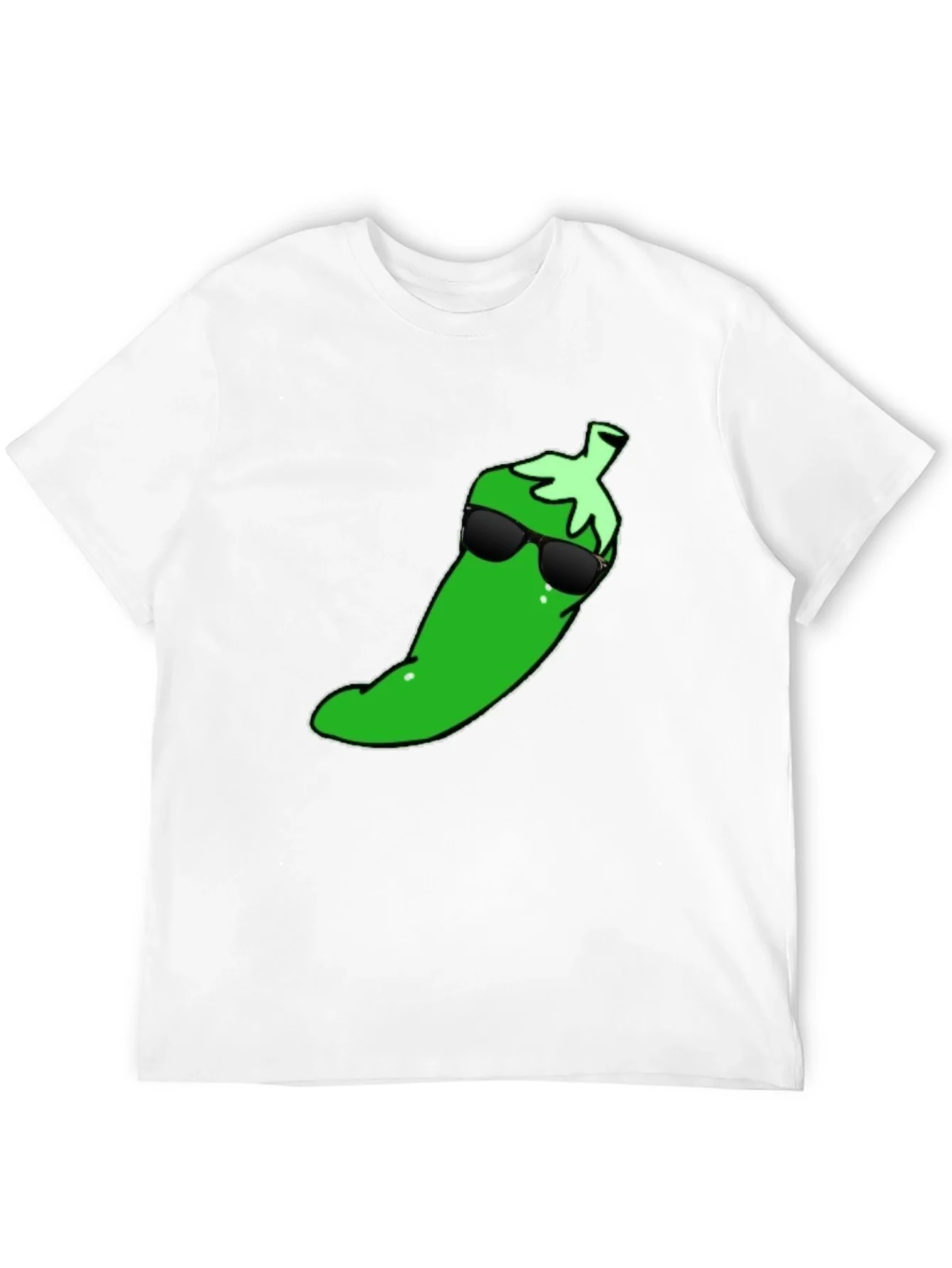 Rebbecca Cool Pepper Graphic T-Shirt - Black Cotton Tee